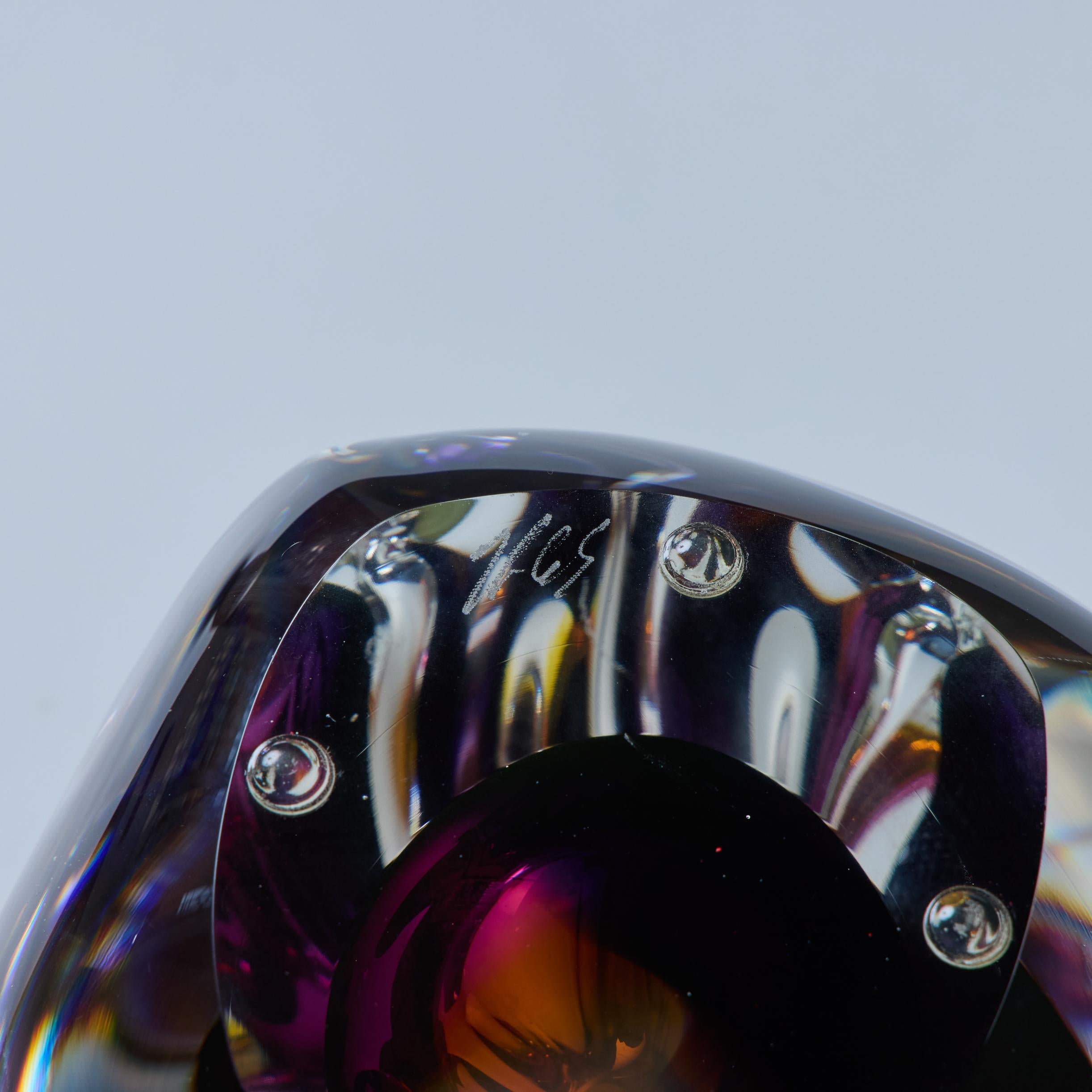 Vaso in vetro Art di Paul Harris - 1 in vendita 5