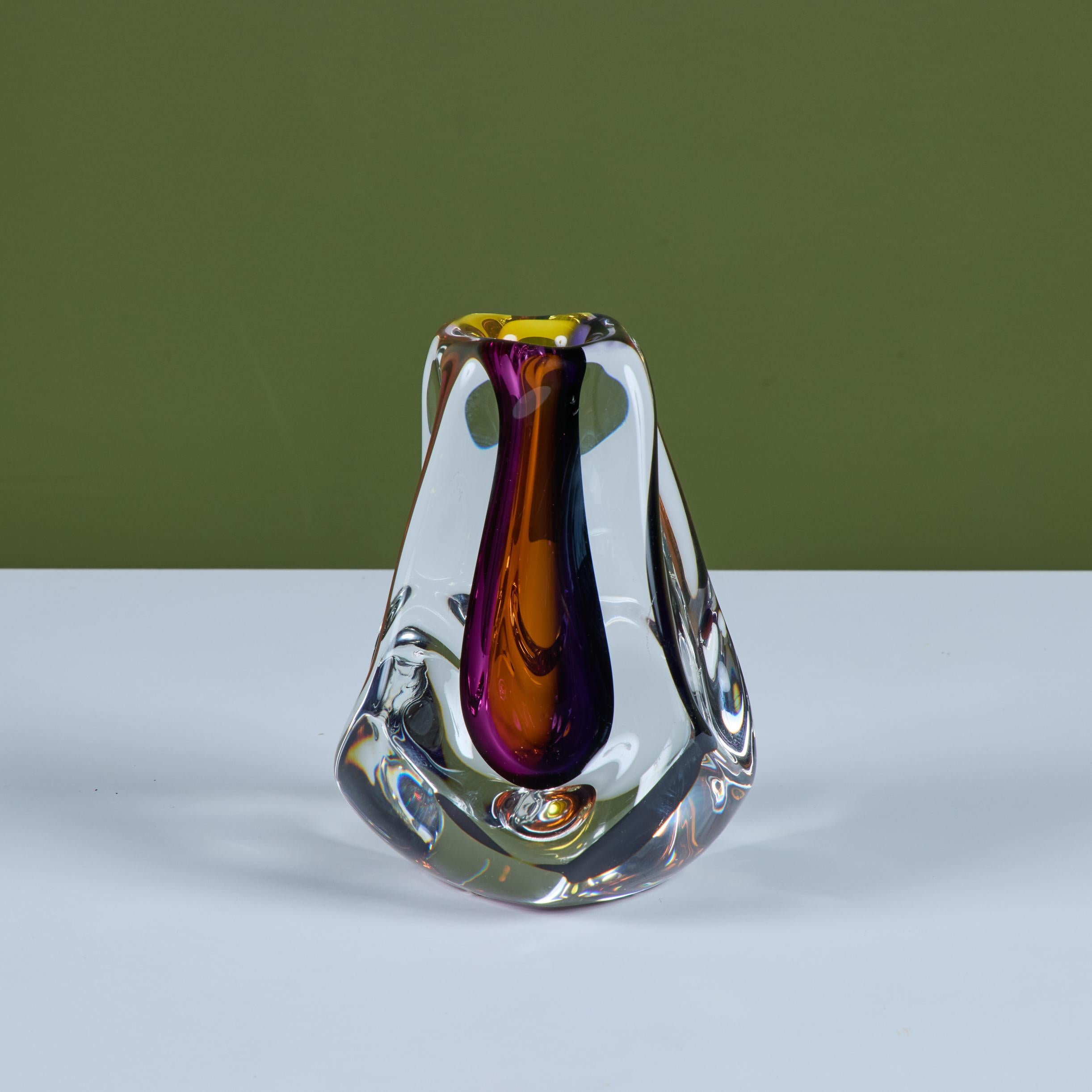 Americano Vaso in vetro Art di Paul Harris - 1 in vendita