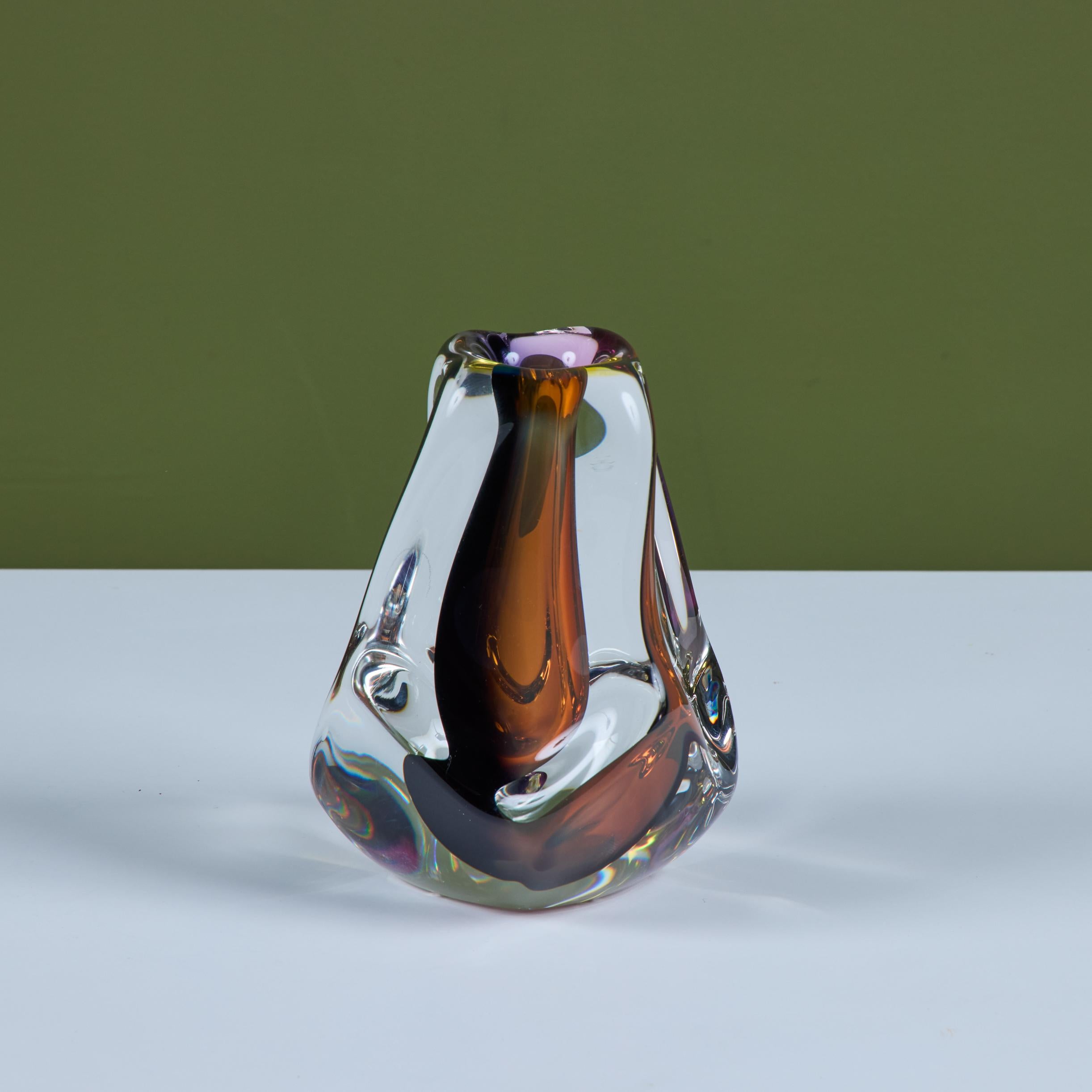 Vetro artistico Vaso in vetro Art di Paul Harris - 1 in vendita