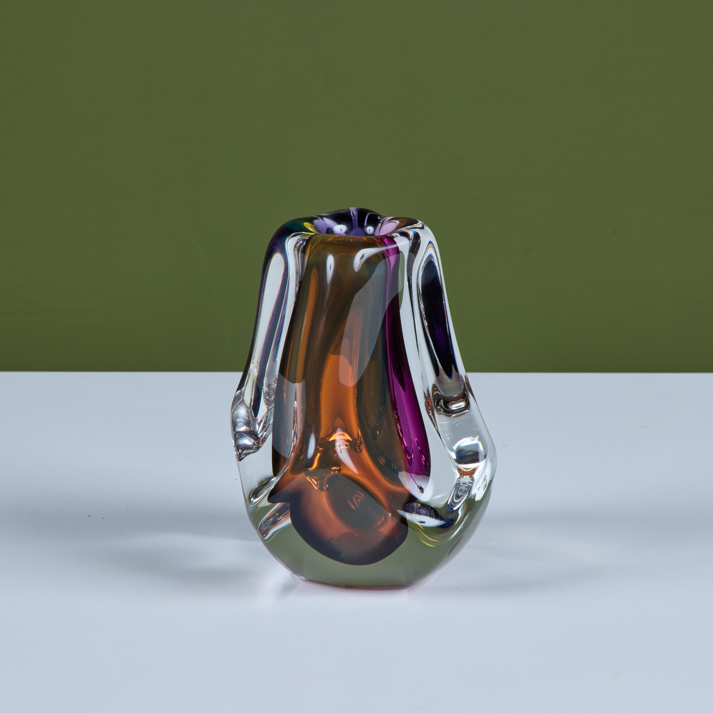 Vaso in vetro Art di Paul Harris - 1 in vendita 1