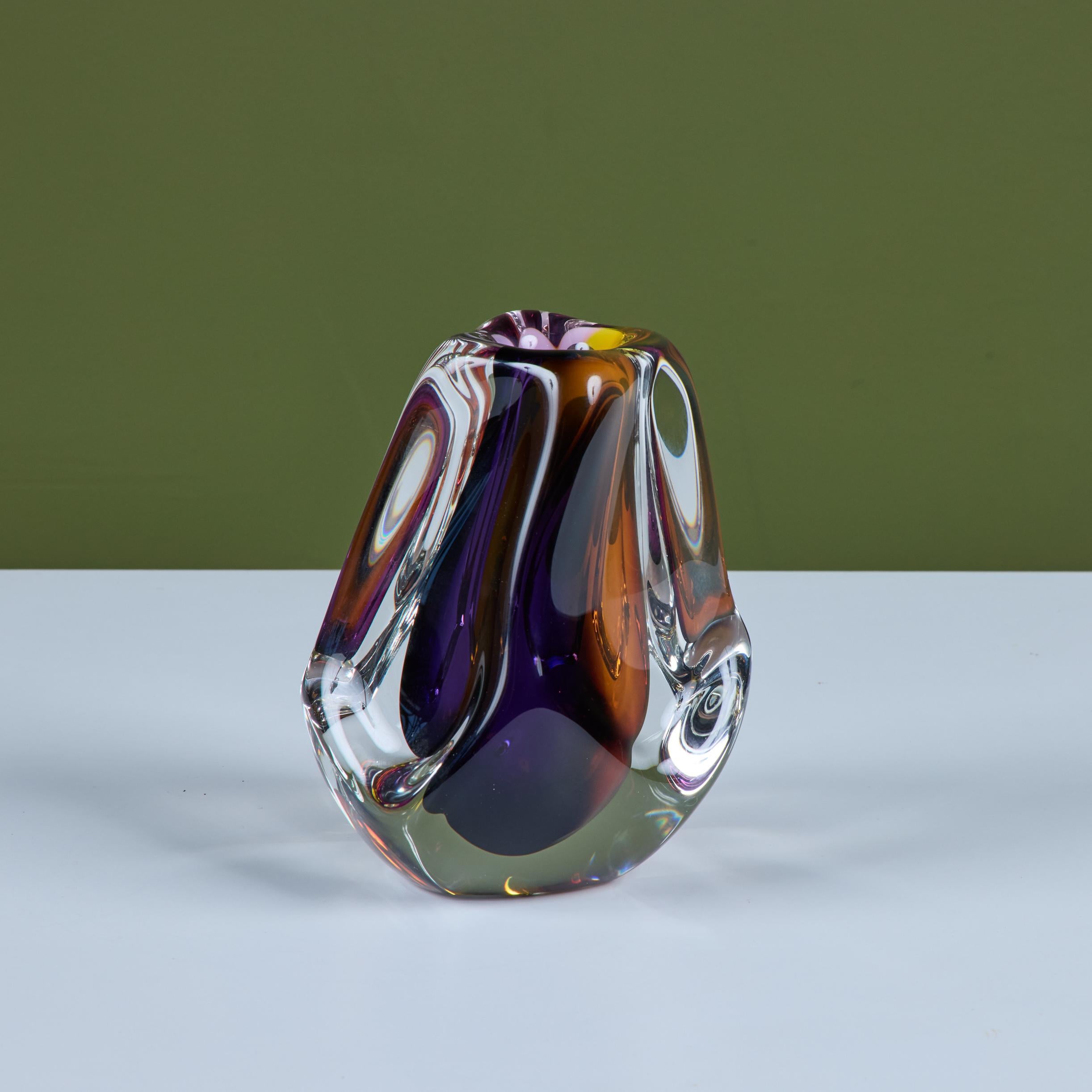 Vaso in vetro Art di Paul Harris - 1 in vendita 2