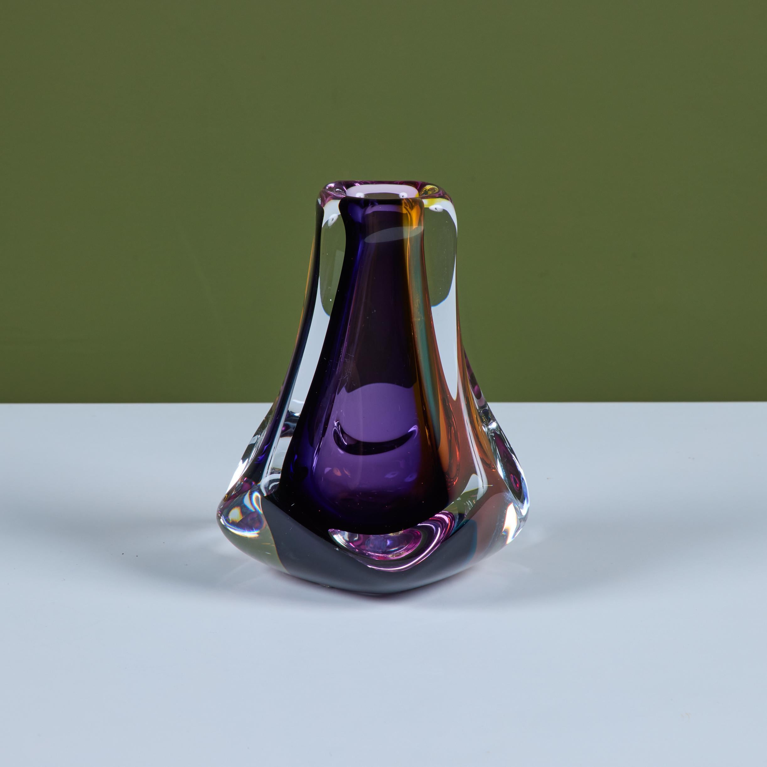 Vaso in vetro Art di Paul Harris - 2 in vendita 3