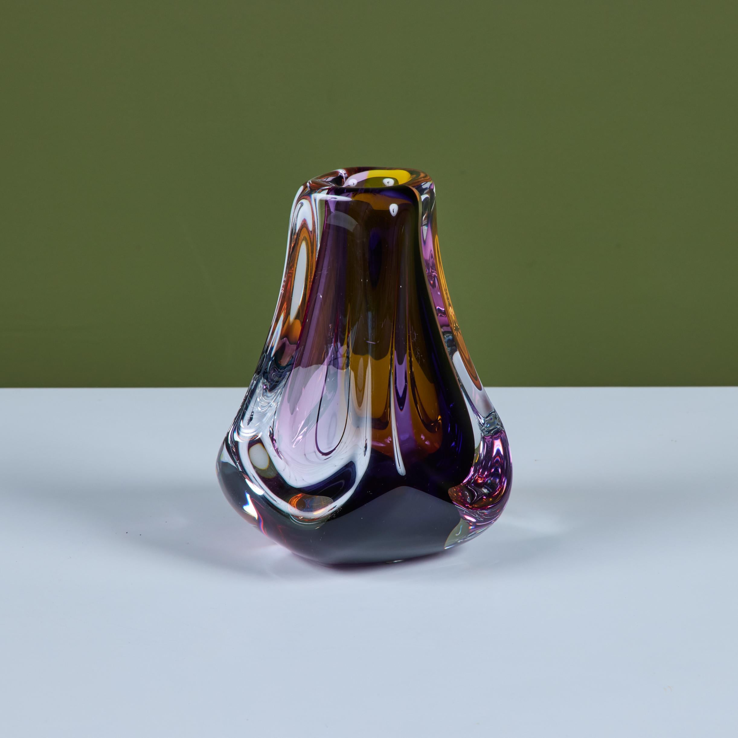 Vaso in vetro Art di Paul Harris - 2 in vendita 4