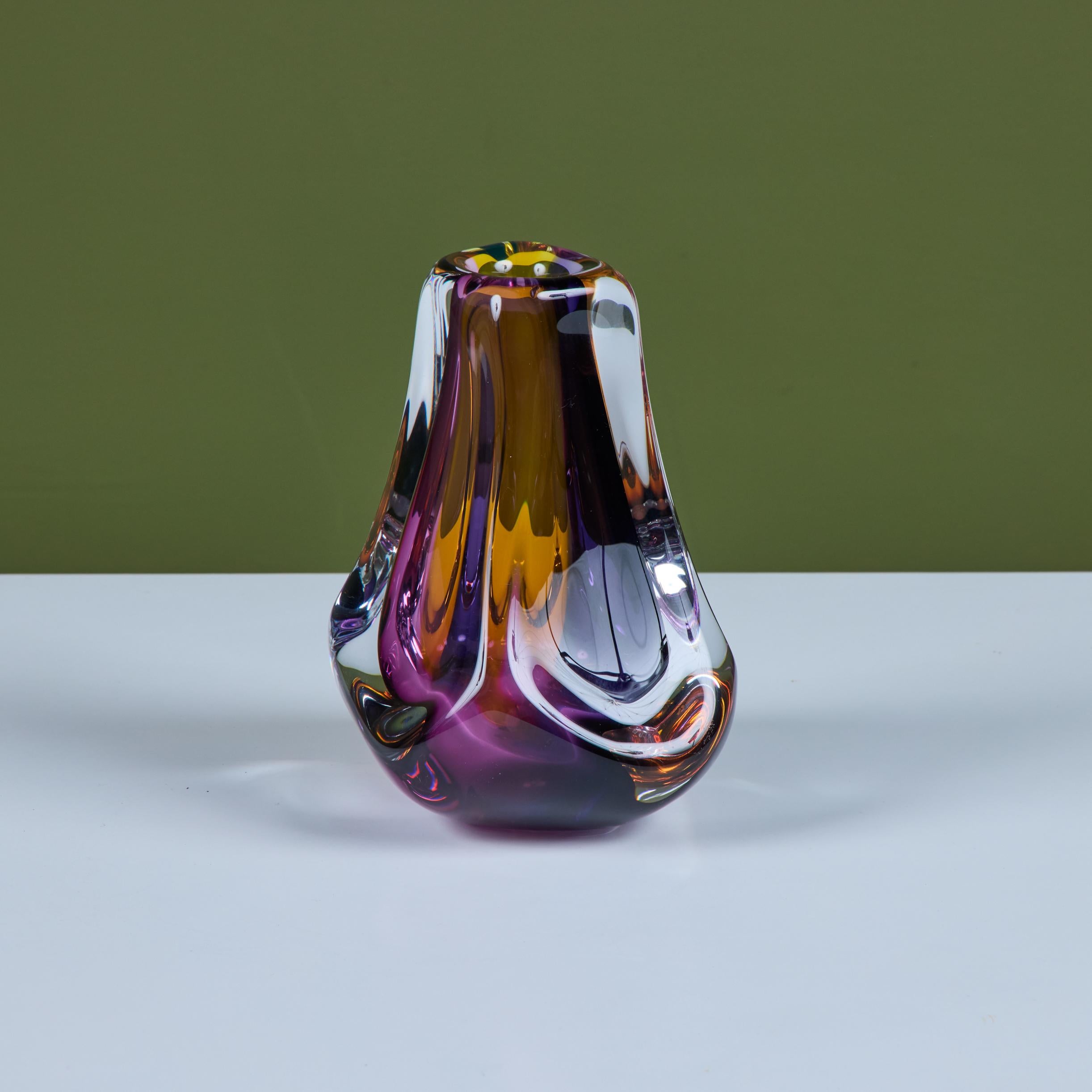 Vaso in vetro Art di Paul Harris - 2 in vendita 5