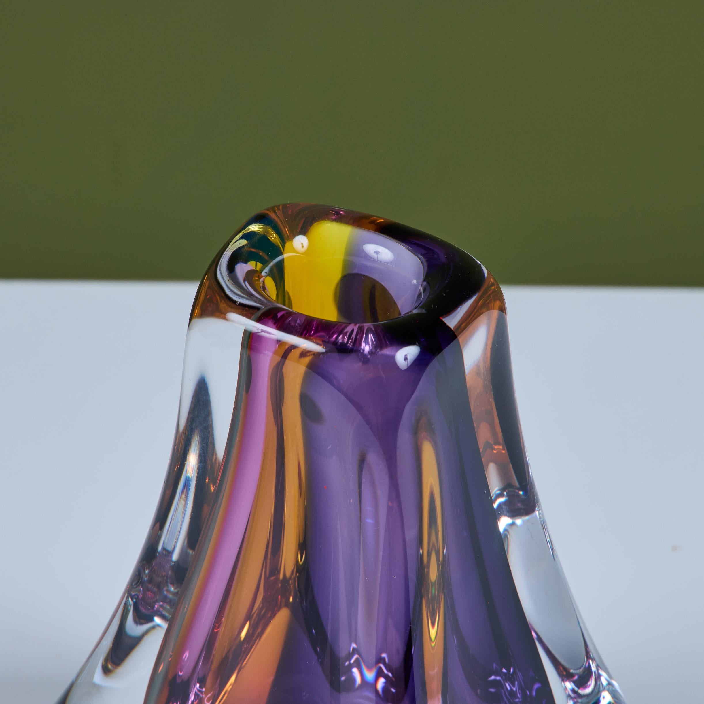 Vaso in vetro Art di Paul Harris - 2 in vendita 7