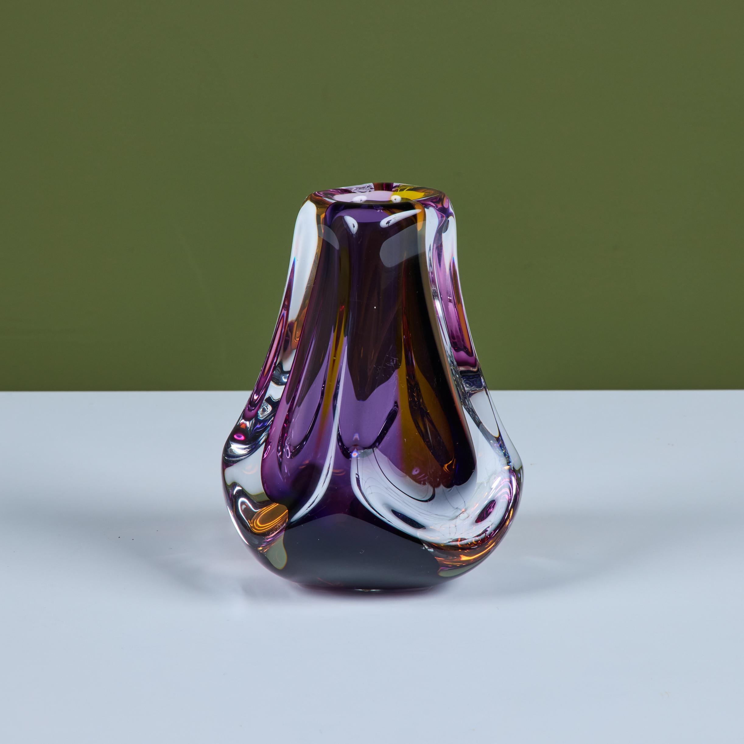 Americano Vaso in vetro Art di Paul Harris - 2 in vendita