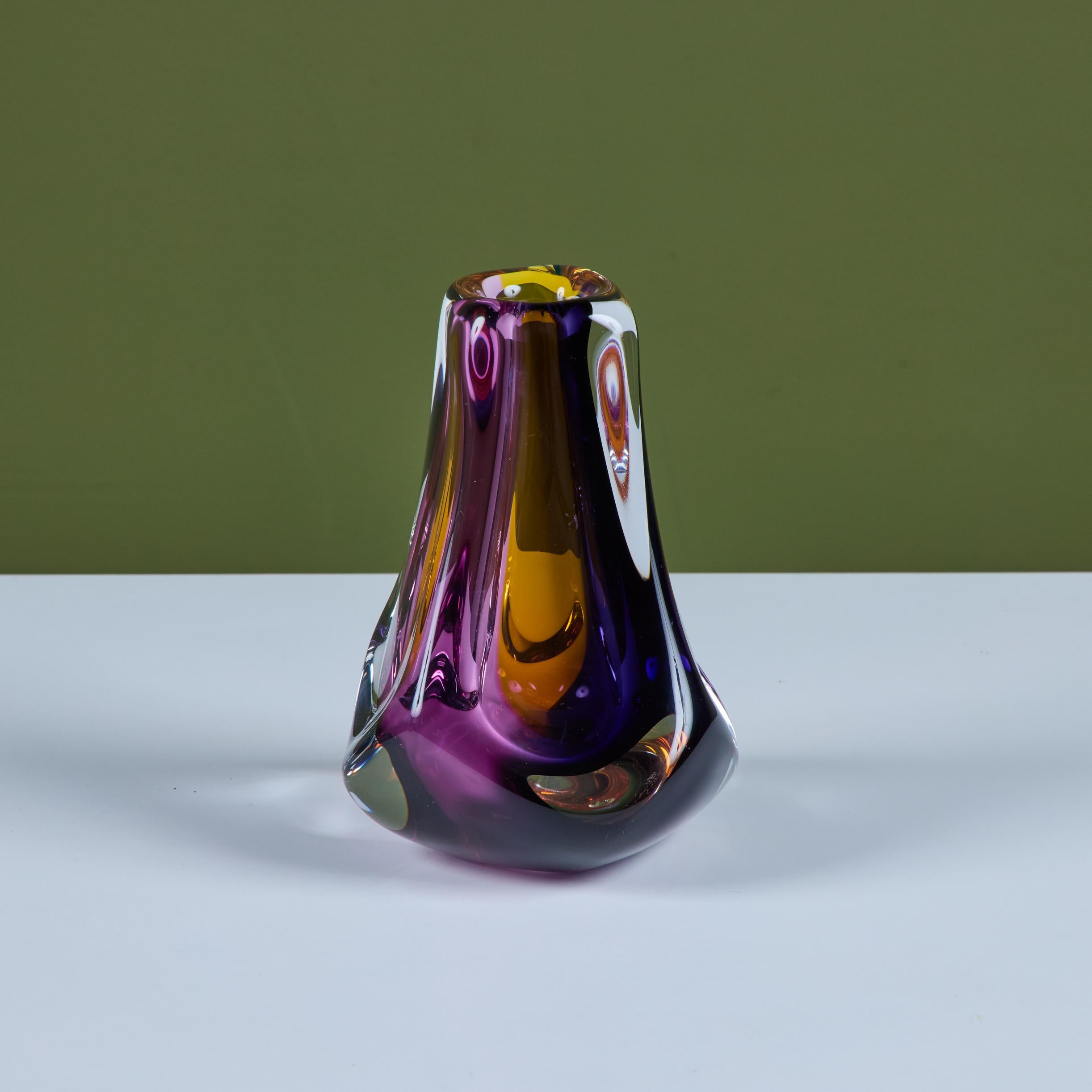 Vaso in vetro Art di Paul Harris - 2 In condizioni buone in vendita a Los Angeles, CA