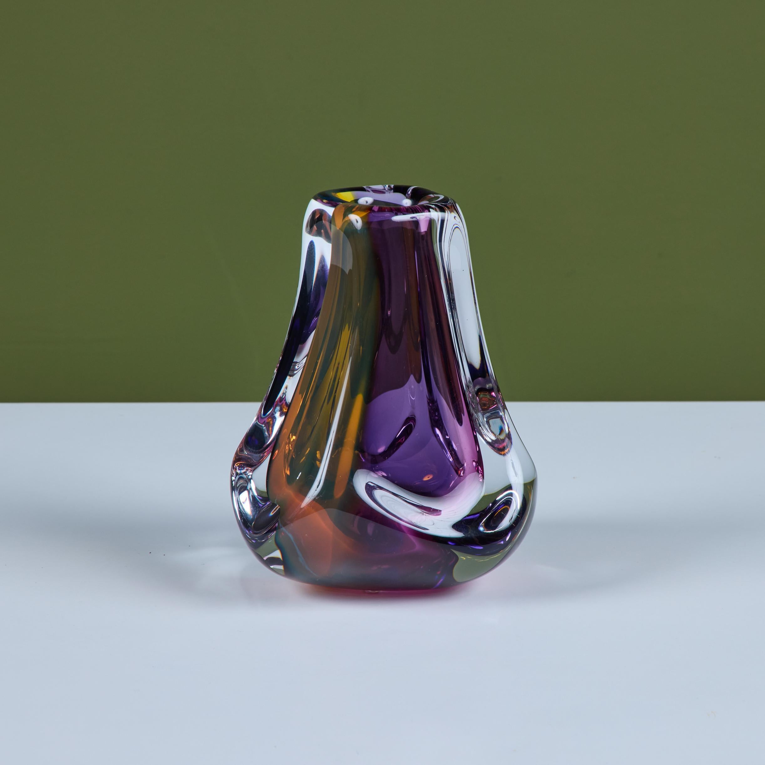 Vetro artistico Vaso in vetro Art di Paul Harris - 2 in vendita