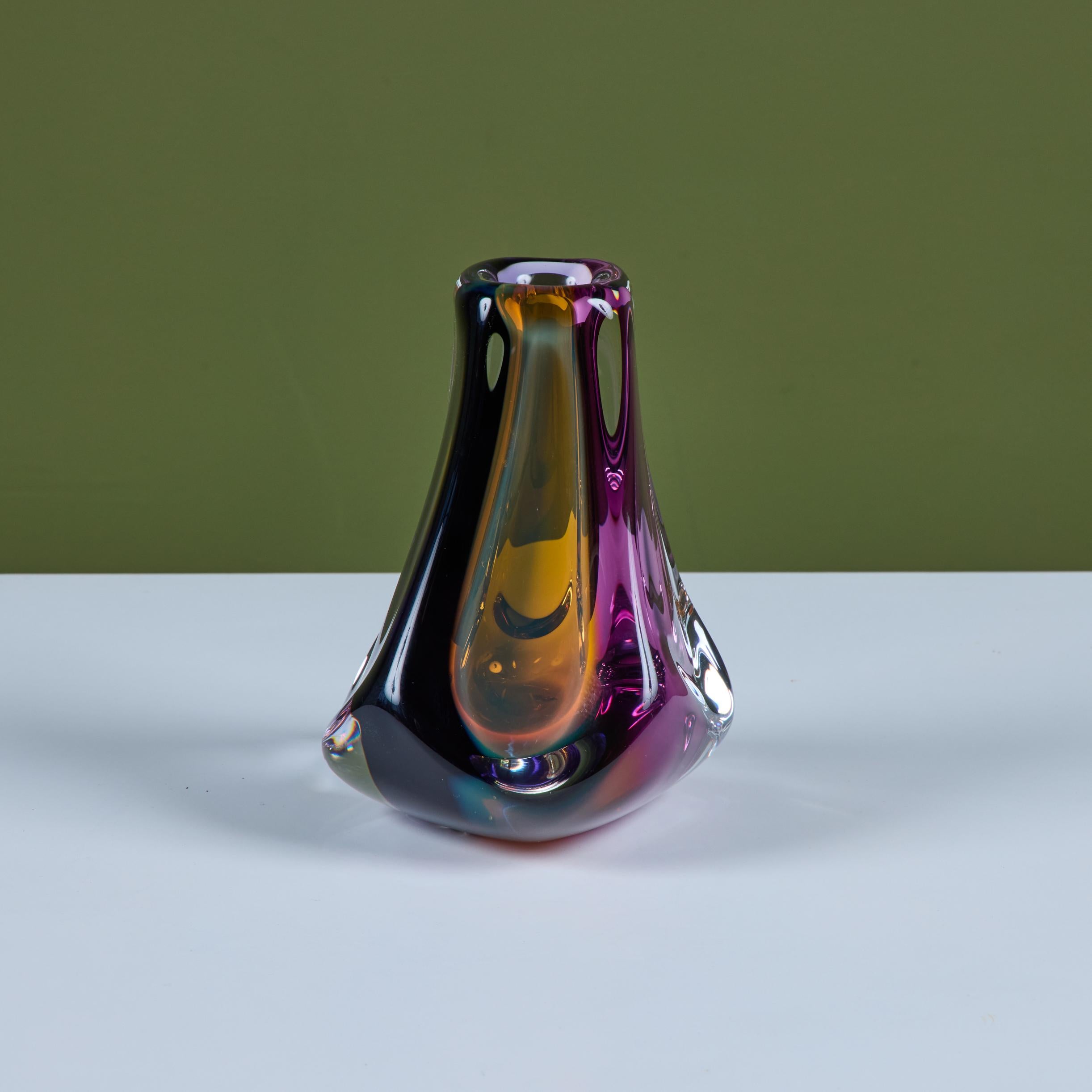 Vaso in vetro Art di Paul Harris - 2 in vendita 1