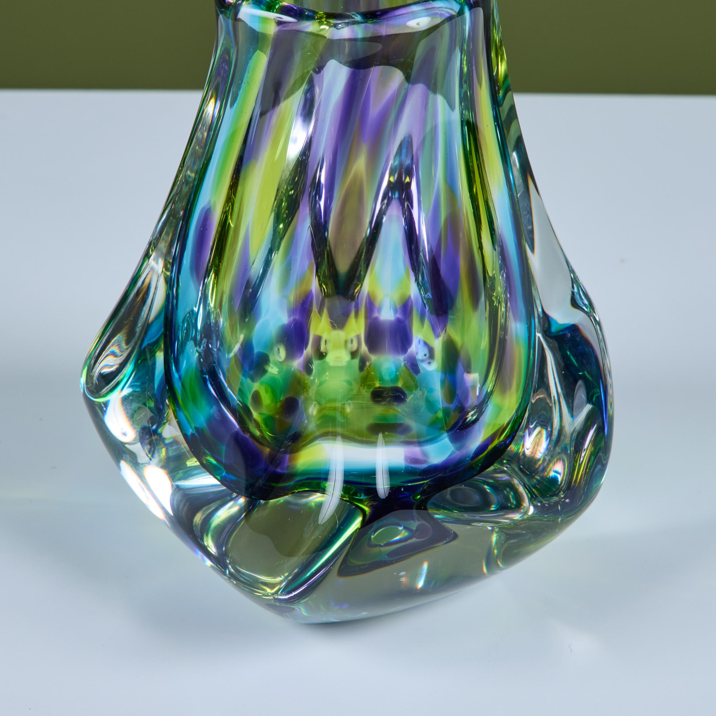 Vaso in vetro Art di Paul Harris - 3 in vendita 7