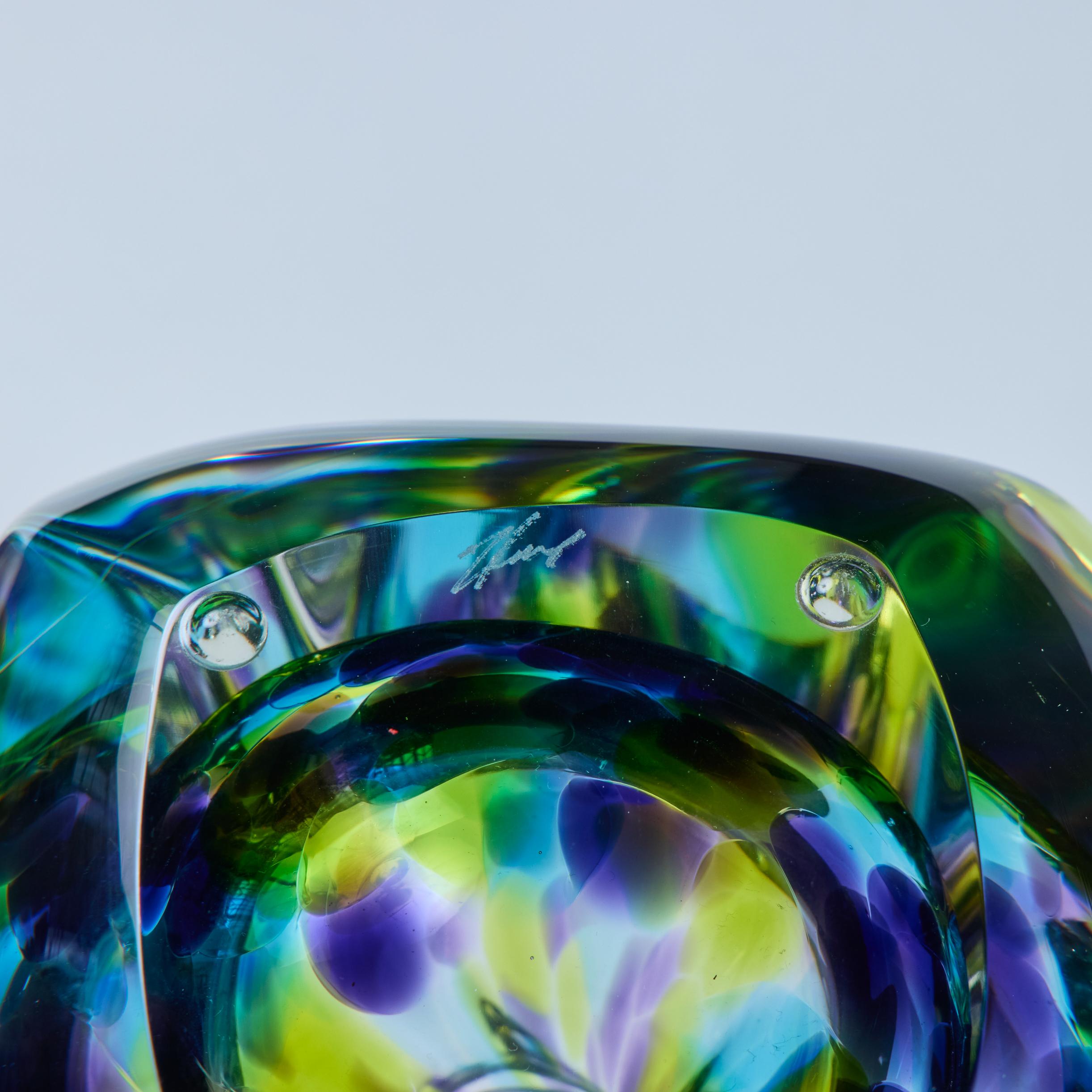 Vaso in vetro Art di Paul Harris - 3 in vendita 8