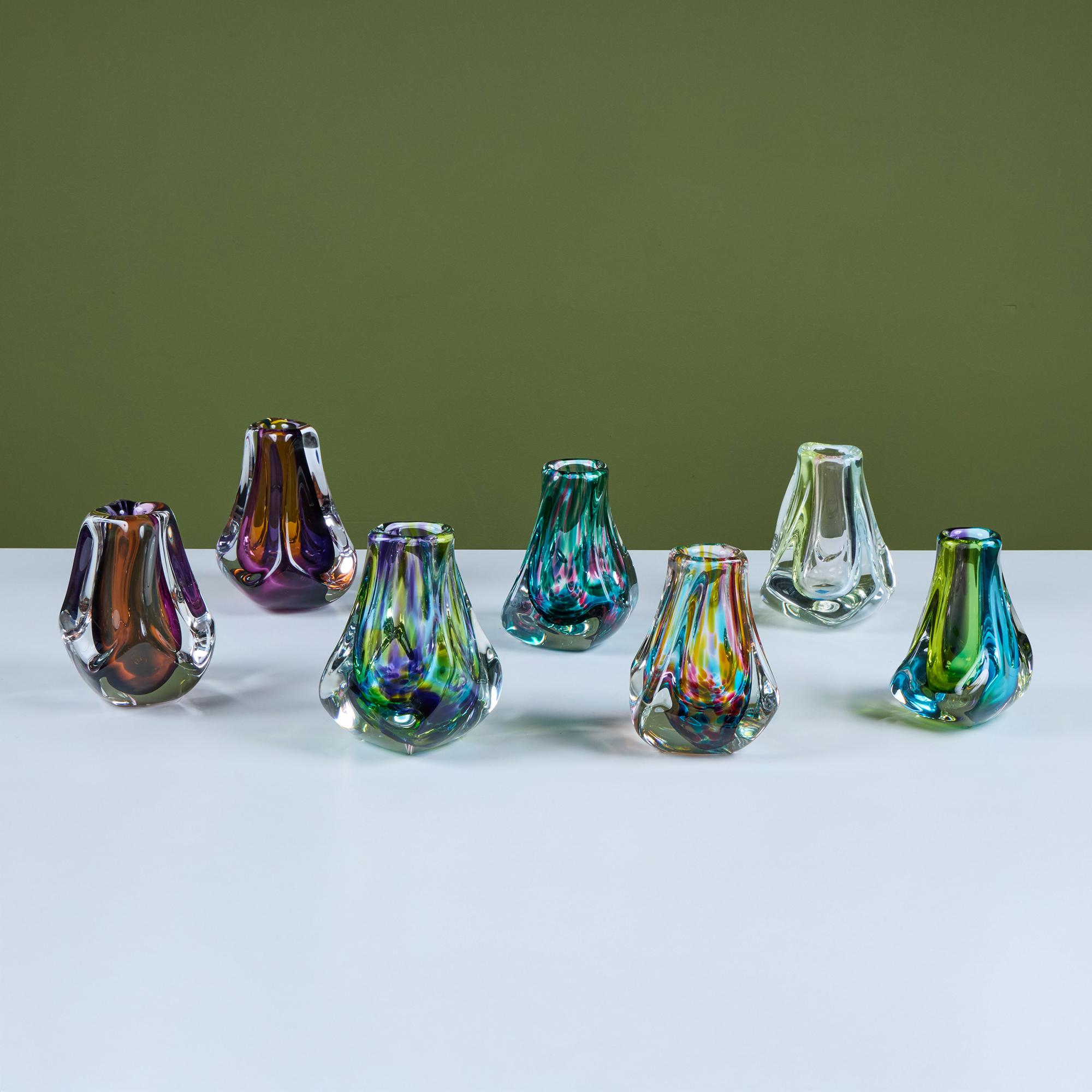 Vaso in vetro Art di Paul Harris - 3 in vendita 10