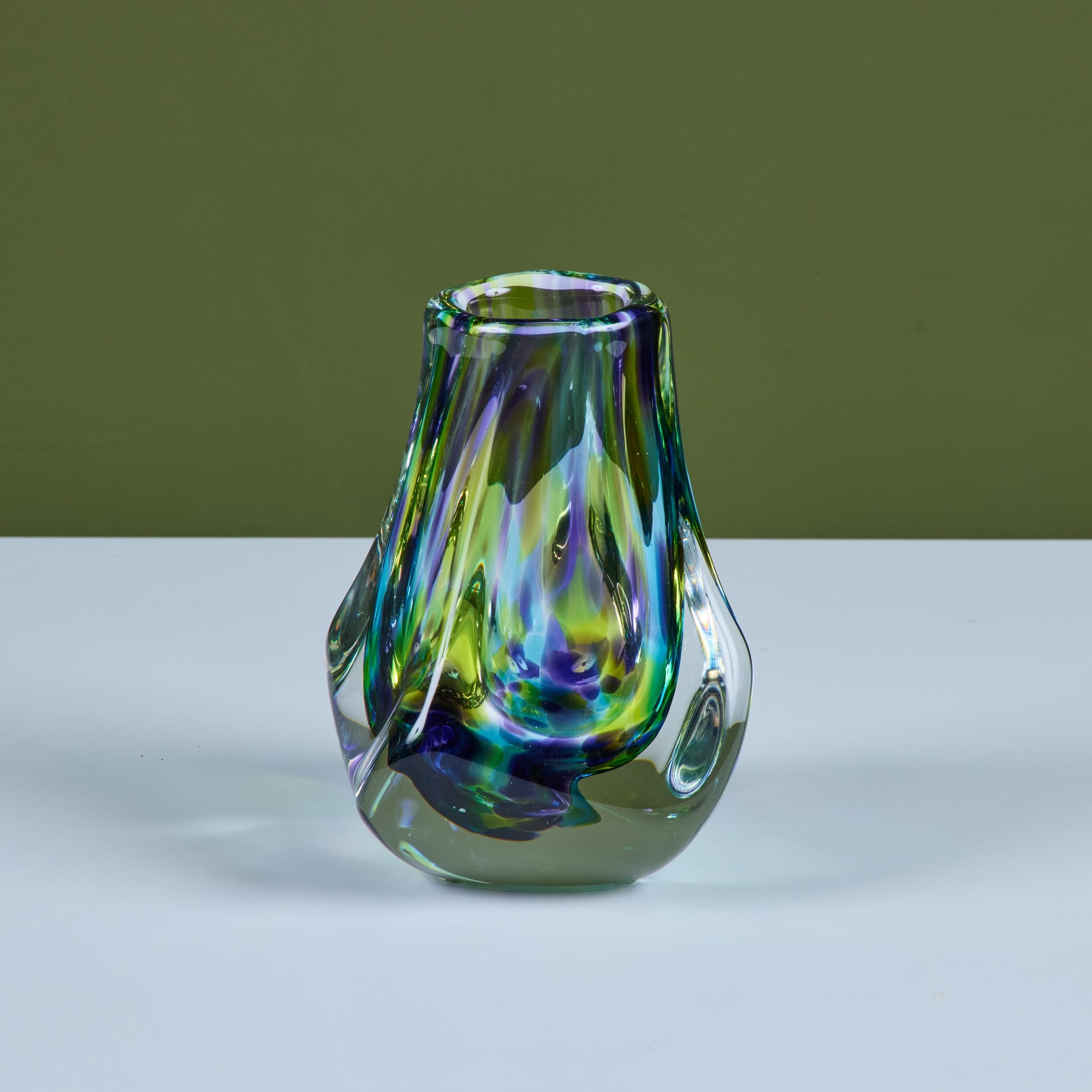 Vaso in vetro Art di Paul Harris - 3 In condizioni buone in vendita a Los Angeles, CA