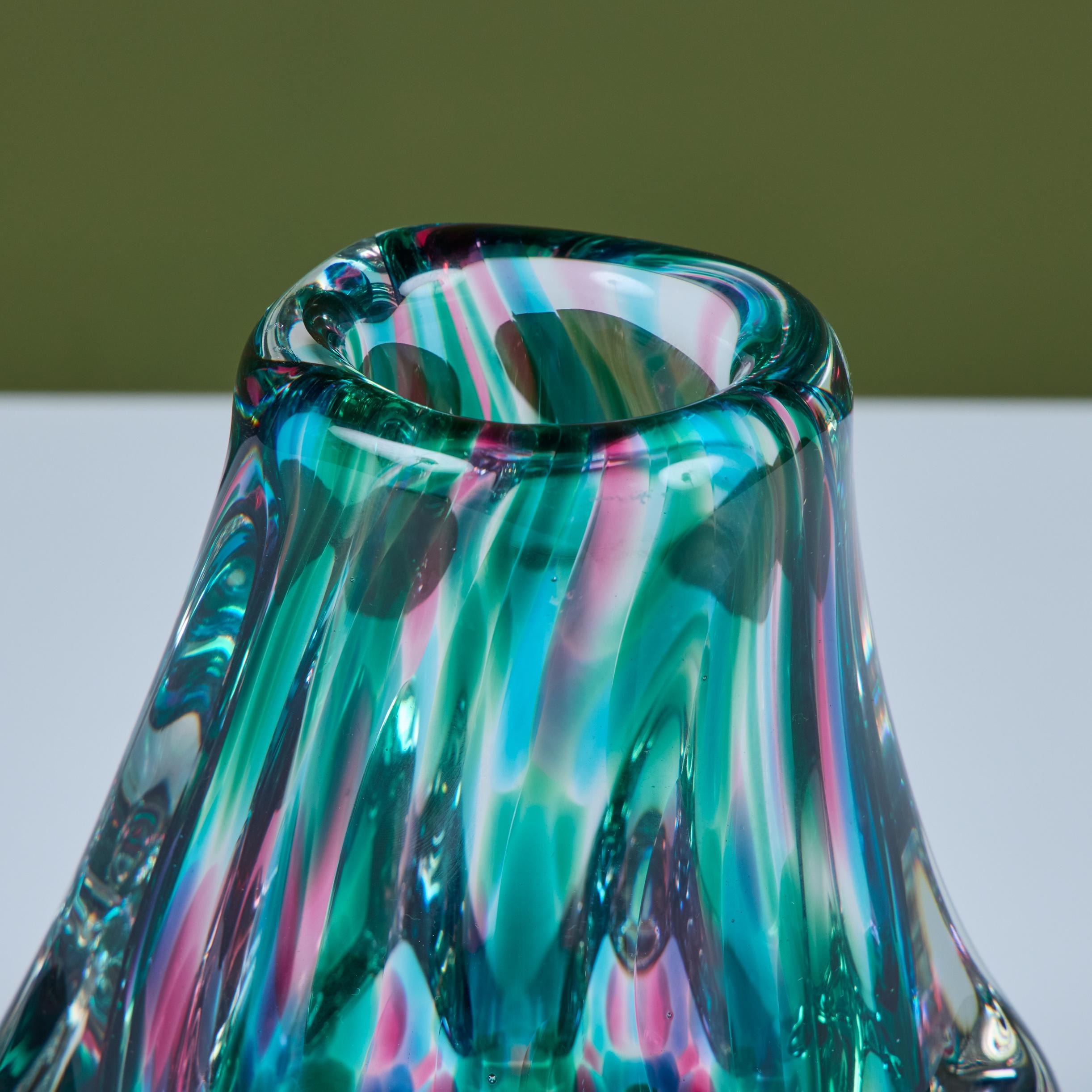 Vaso in vetro Art di Paul Harris - 4 in vendita 5