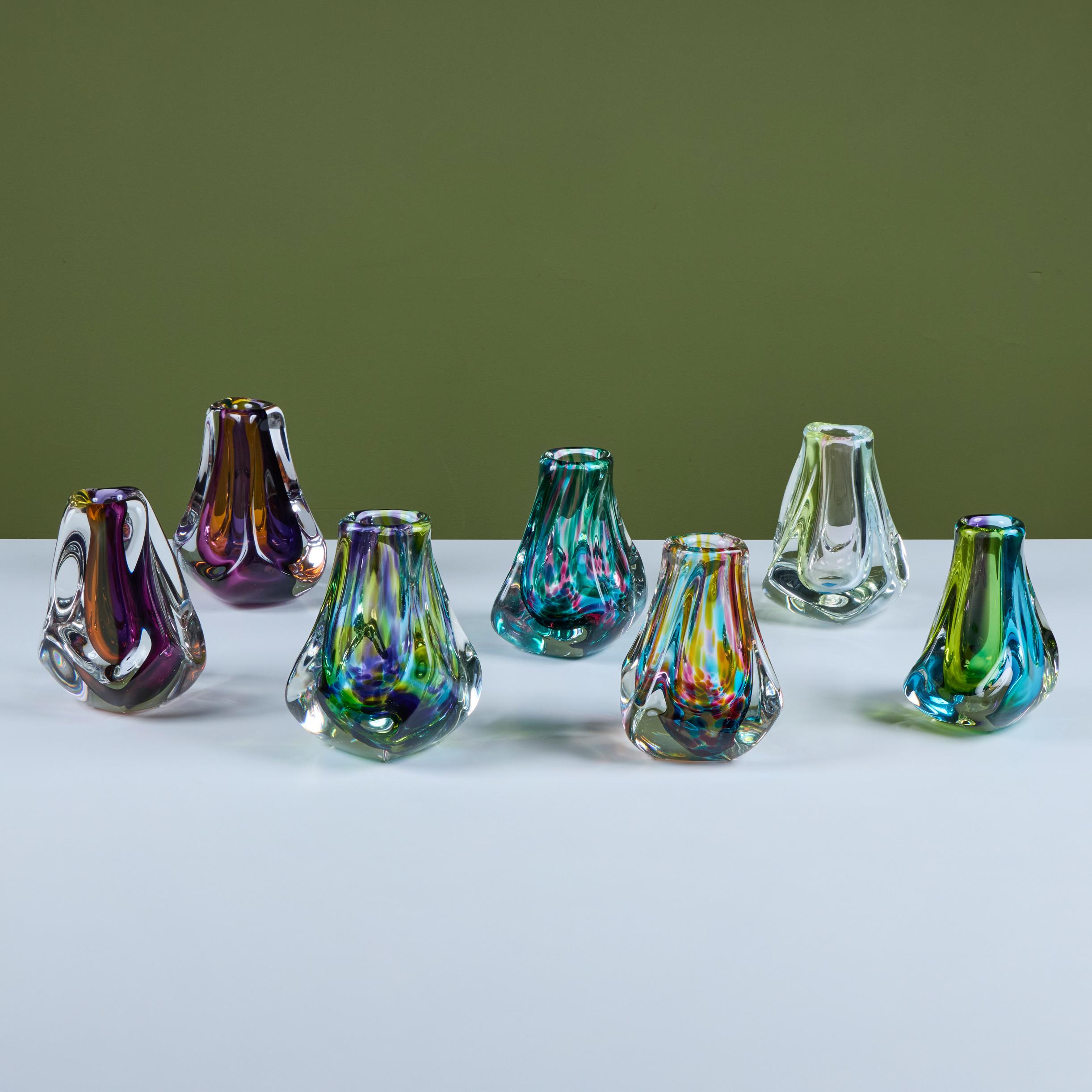 Vaso in vetro Art di Paul Harris - 4 in vendita 8