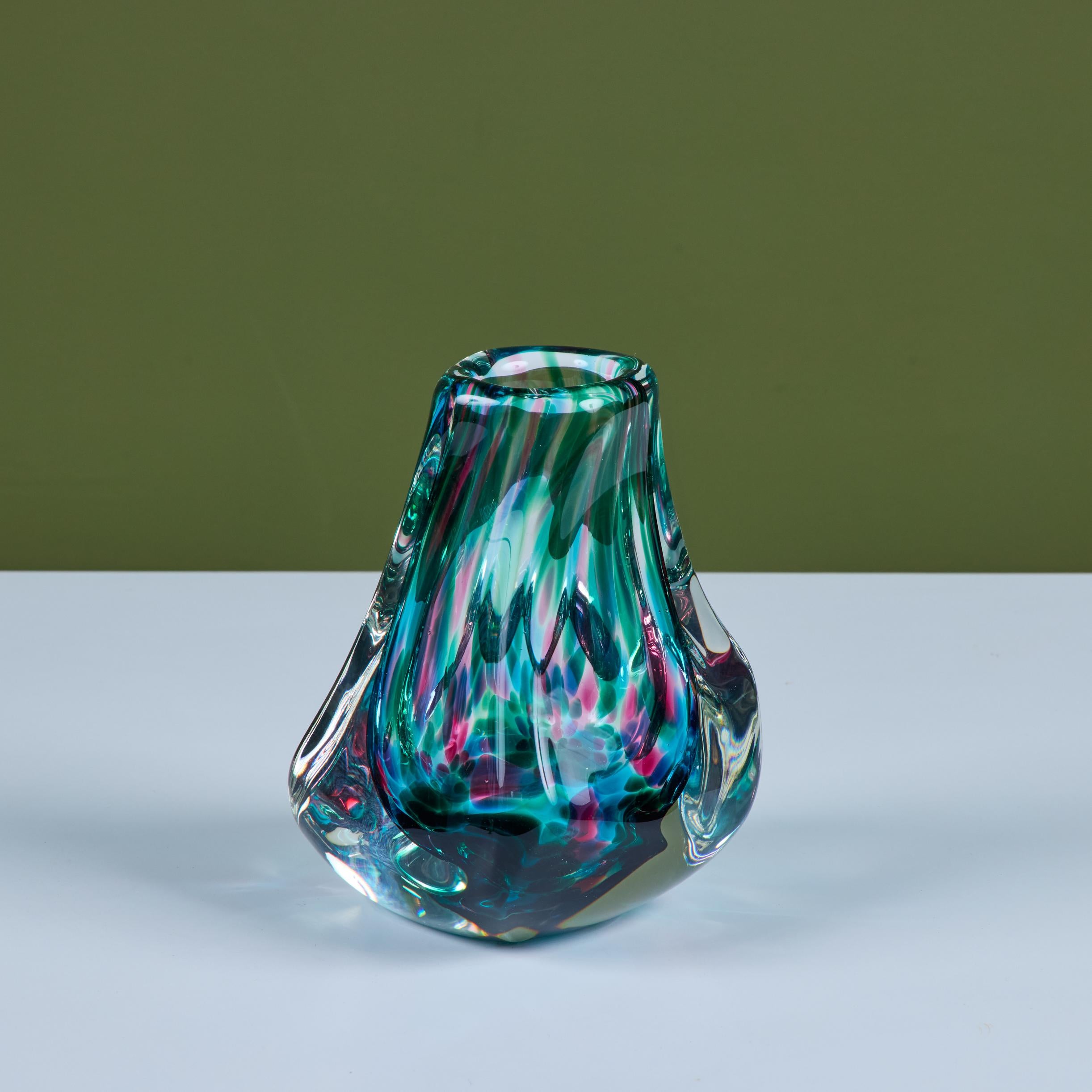 Vaso in vetro Art di Paul Harris - 4 In condizioni buone in vendita a Los Angeles, CA