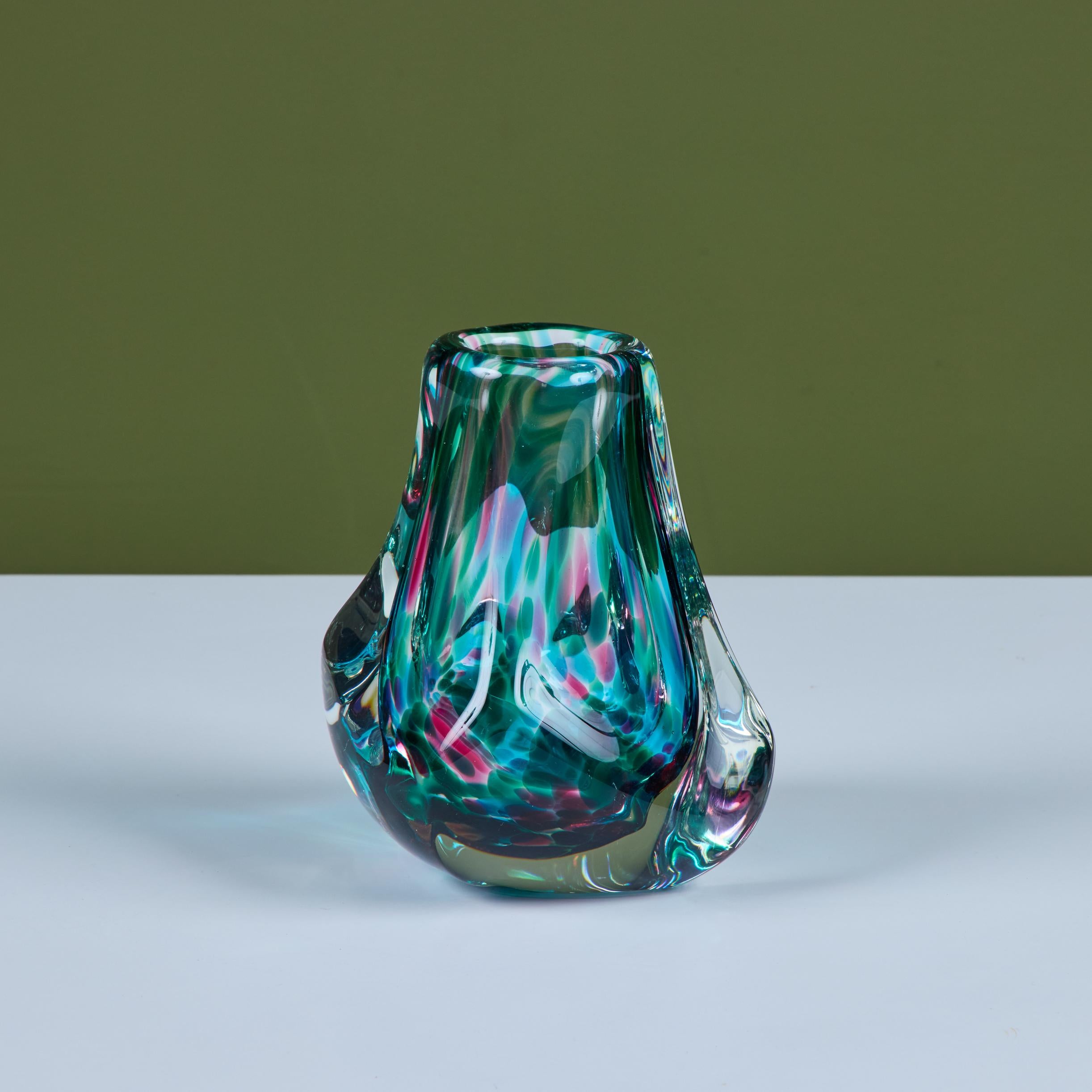 Vaso in vetro Art di Paul Harris - 4 in vendita 1