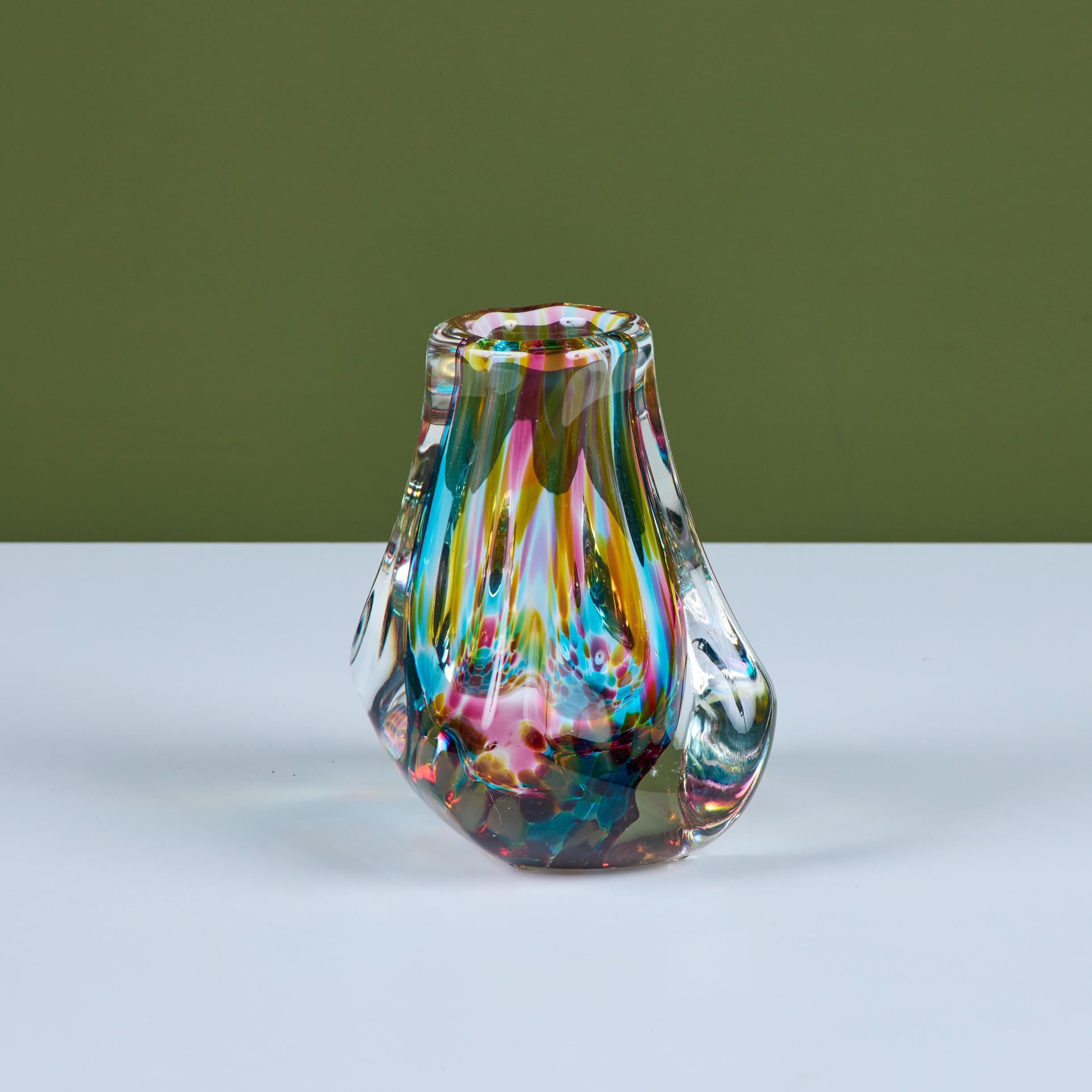 Fine XX secolo Vaso in vetro Art di Paul Harris - 5 in vendita