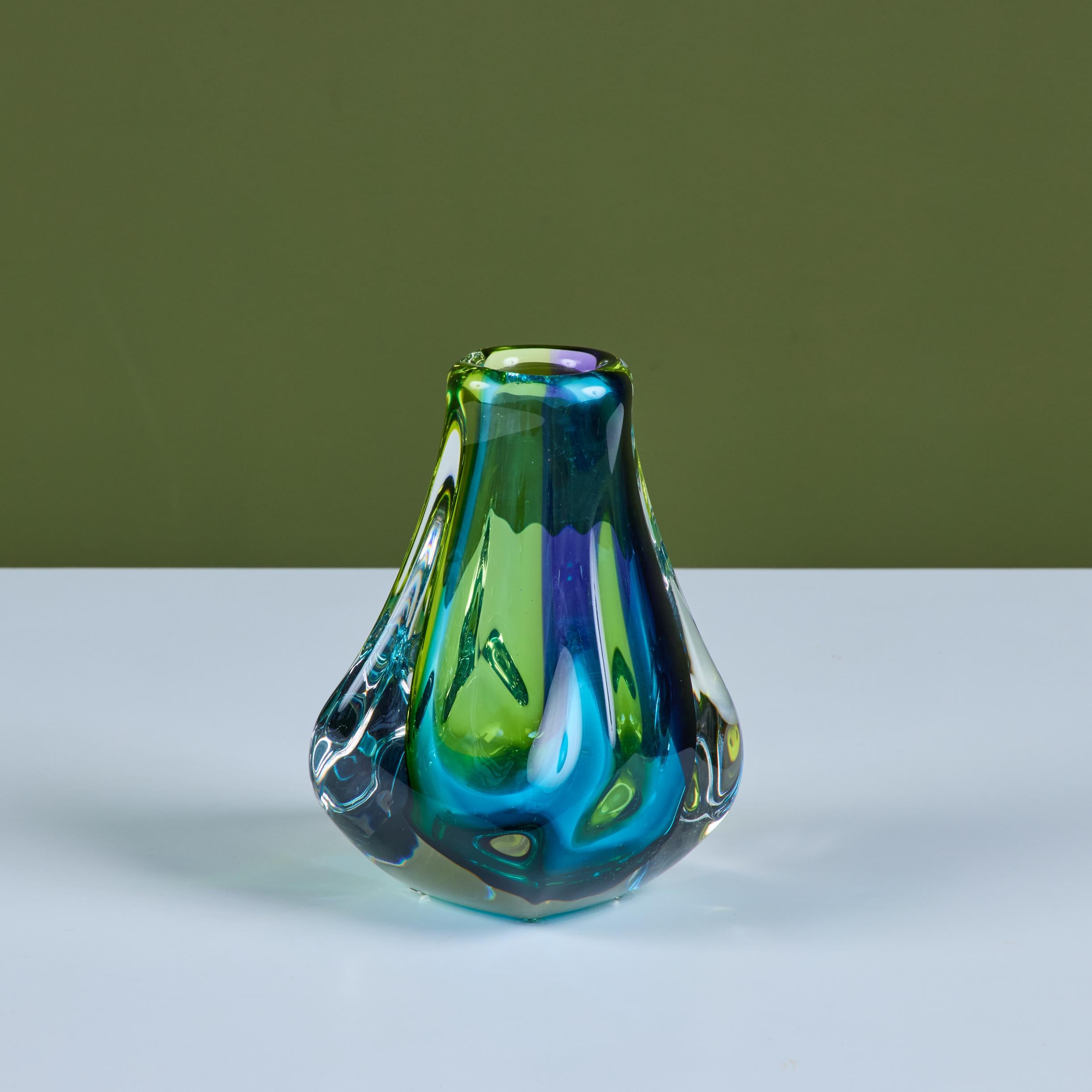 Fine XX secolo Vaso in vetro Art di Paul Harris - 6 in vendita