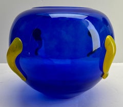Art Glass Vase by Pierre Casenove for La Rochiere, France