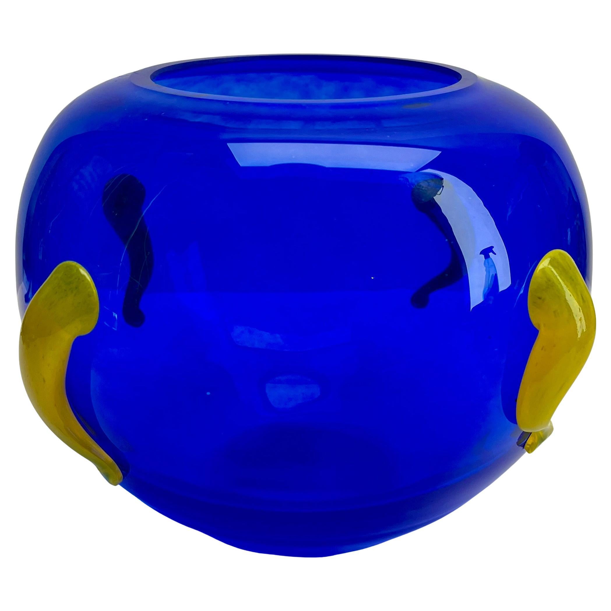 Francese Vaso in vetro artistico di Pierre Casenove per La Rochiere, Francia in vendita