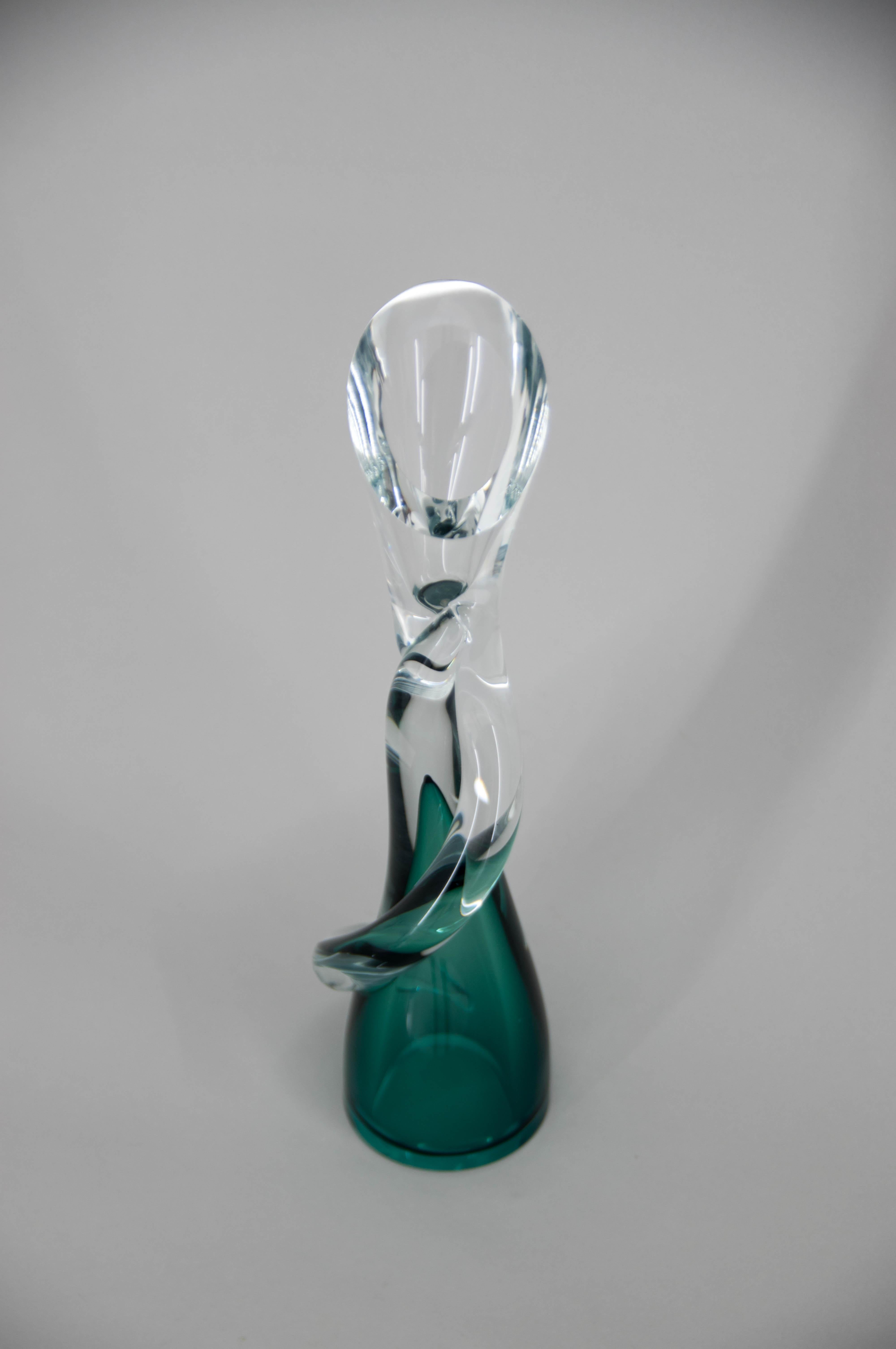 Art Glass Vase, Czechoslovakia, 1960s For Sale 5