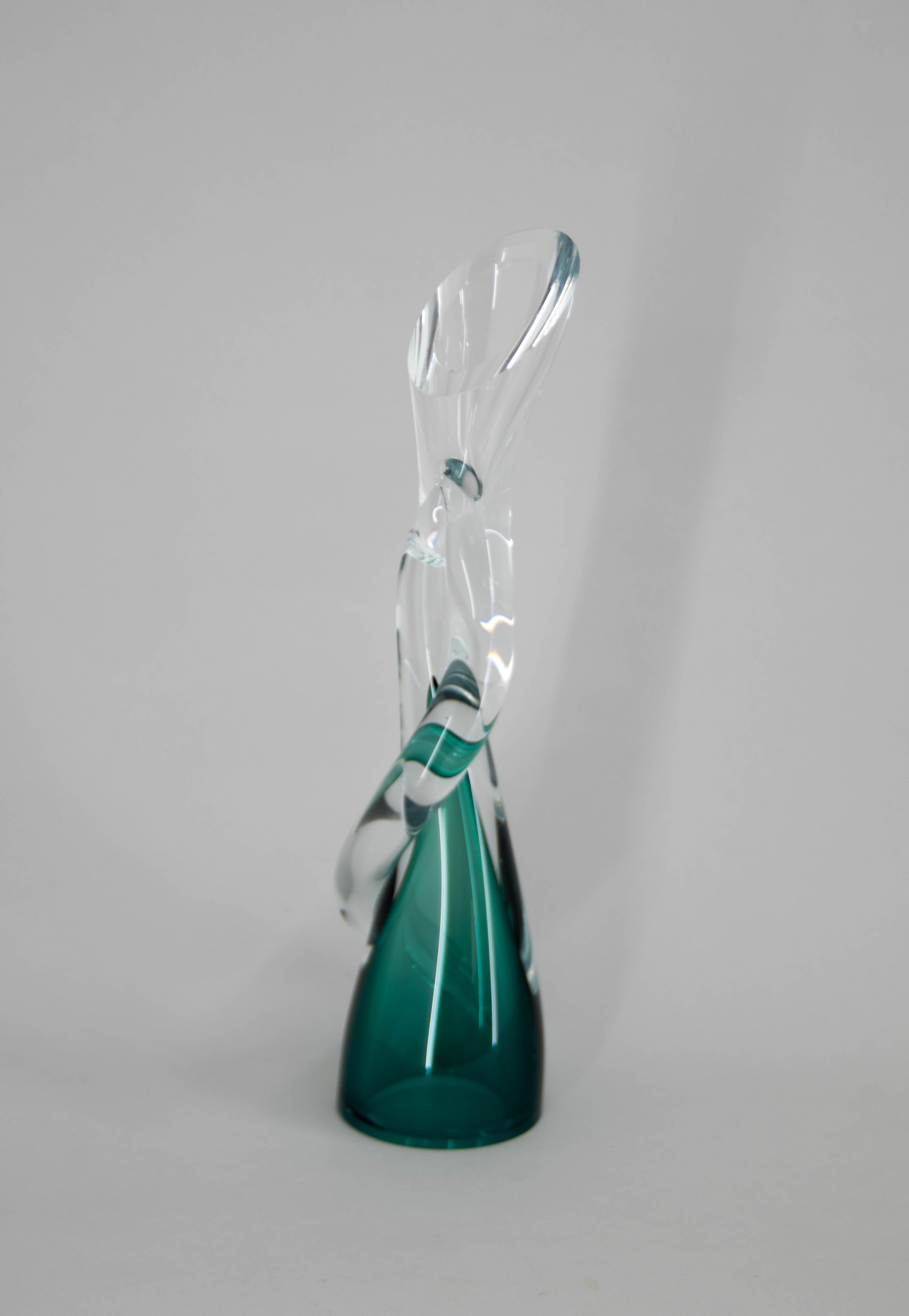 Art Glass Vase, Czechoslovakia, 1960s In Good Condition For Sale In Praha, CZ