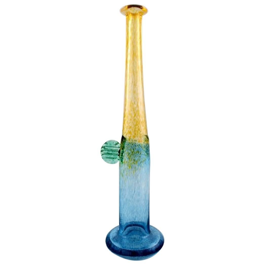 Art Glass Vase, Designed by Bertel Vallien for Kosta Boda