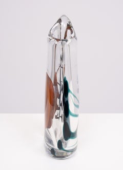 Art Glass vase Floris meydam  Netherlands 1970s