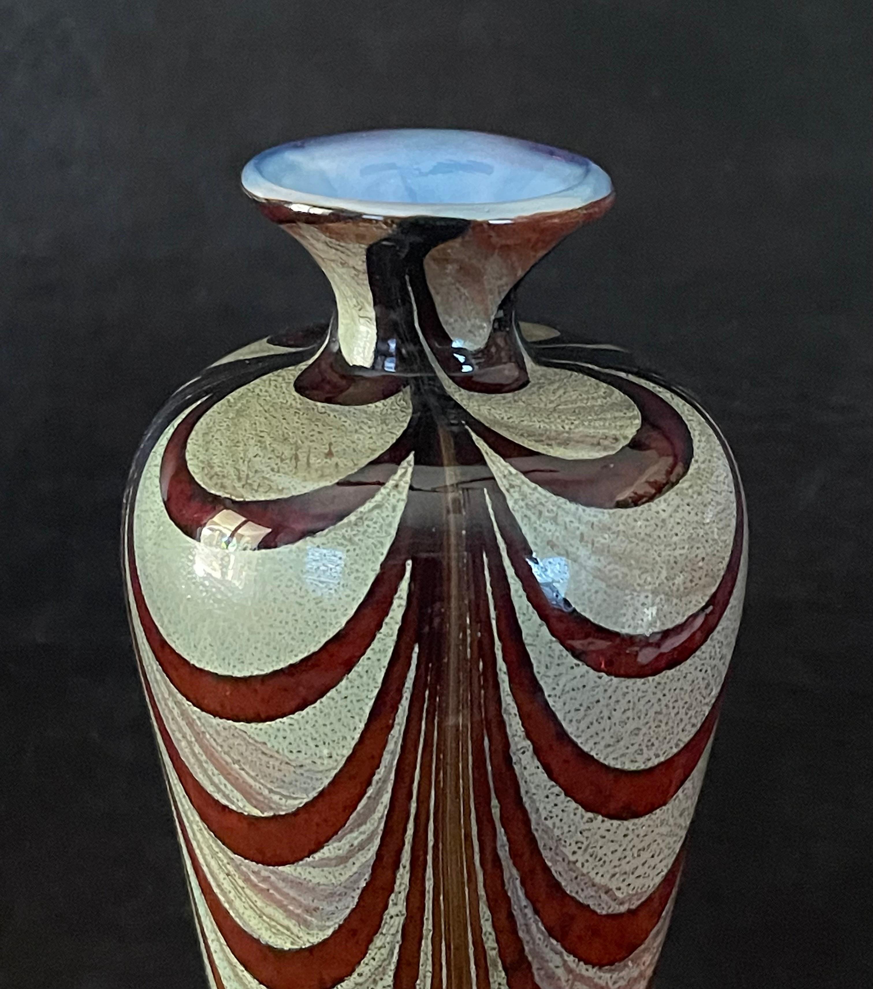 Kunstglas-Vase im Angebot 2