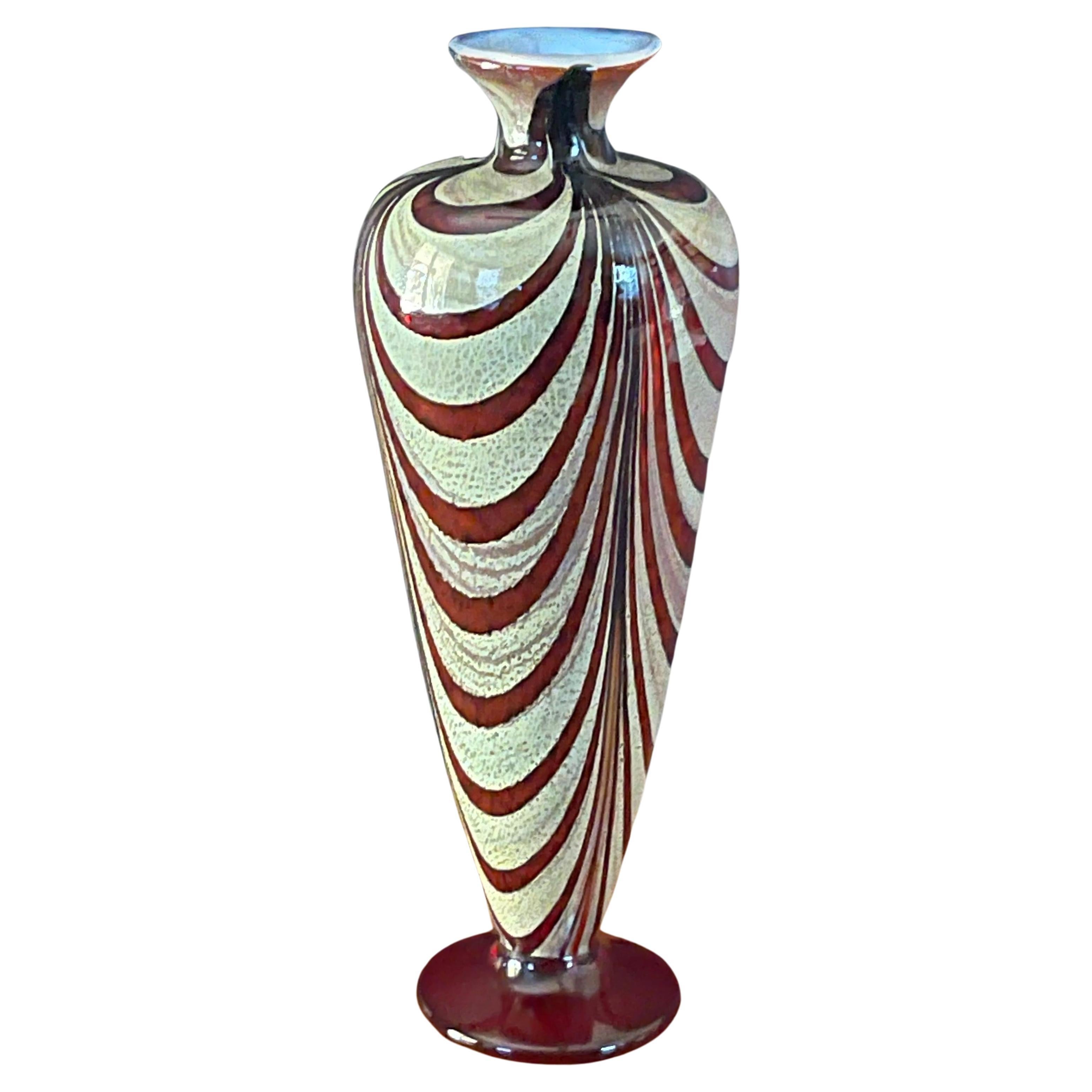 Art Glass Vase For Sale
