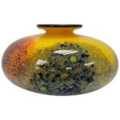 Art Glass Vase Signed Ioan Nemtoi Early Work