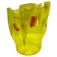 Art Glass Vase. Style Johann Loetz Witwe, Klostermühle, around 1930s. 
