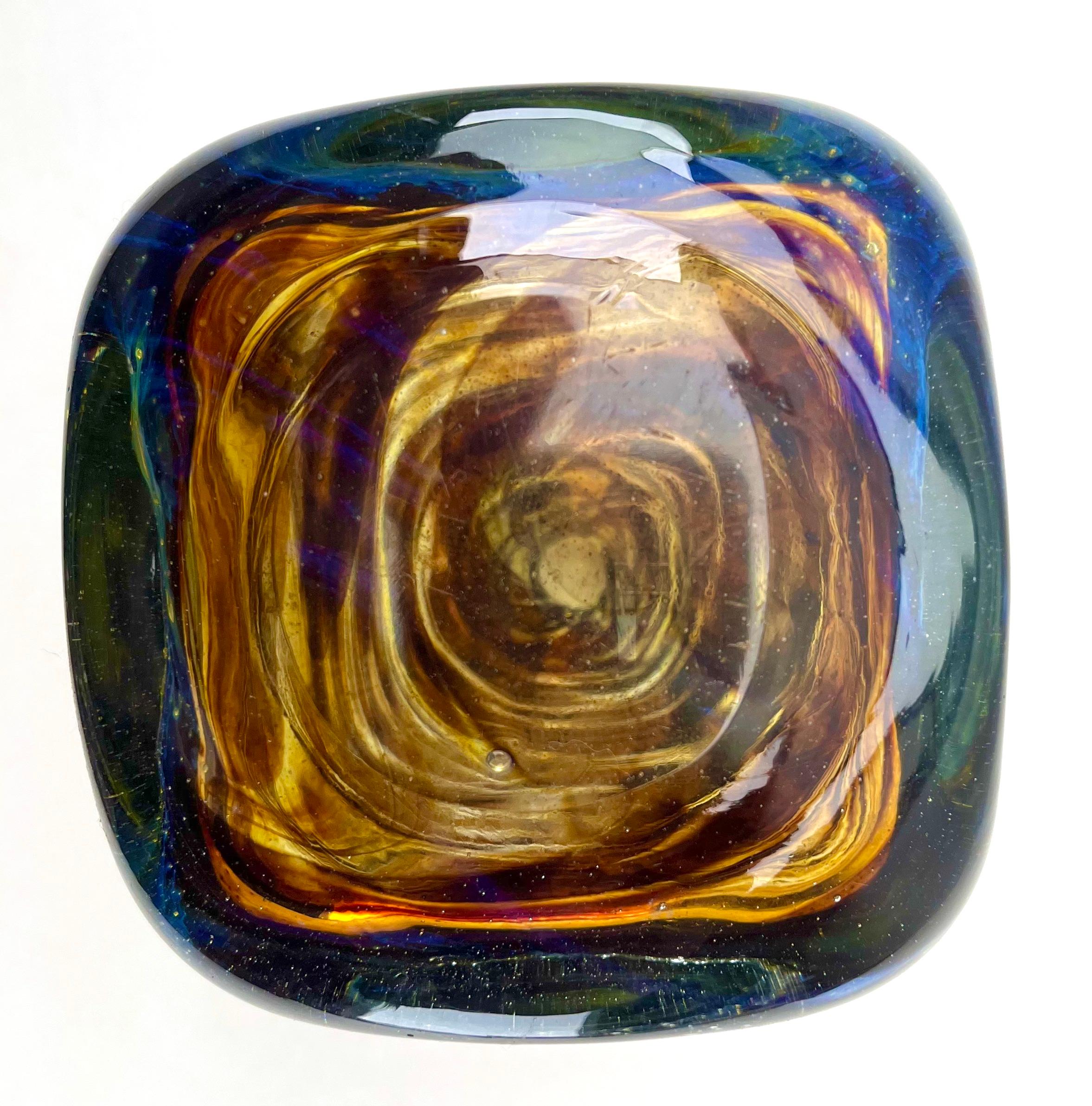  Vase aus Kunstglas im Stil von WMF in Deutschland, Karl Wiedmann, 1950er Jahre (Art déco) im Angebot