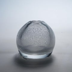 Vase aus Kunstglas mit Sodiumblasen Tapio Wirkkala für Iittala 1940er Jahre