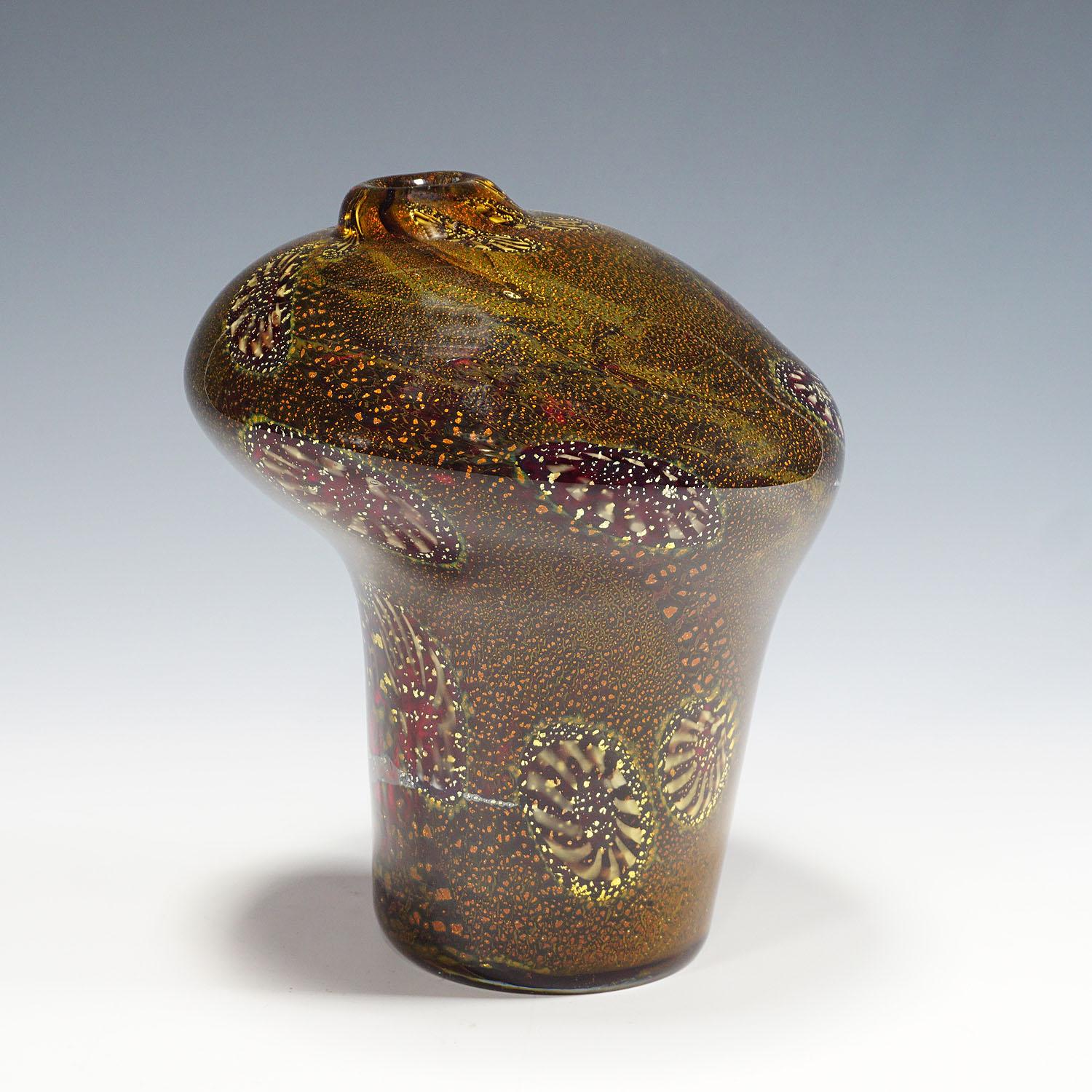 Mid-Century Modern Art Glass Vase 