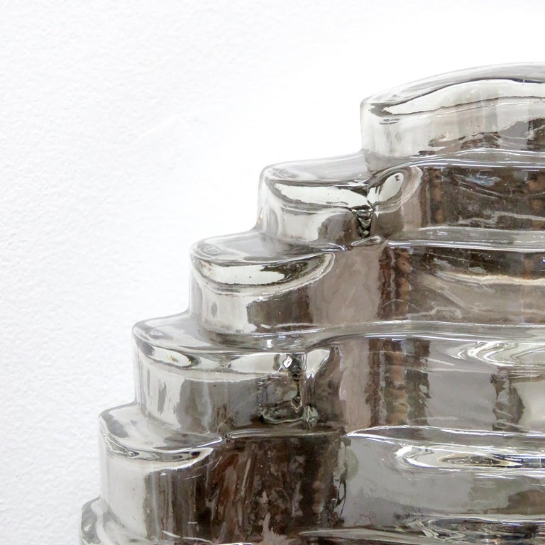 Art Glass Wall Light by Hillebrand at 1stDibs