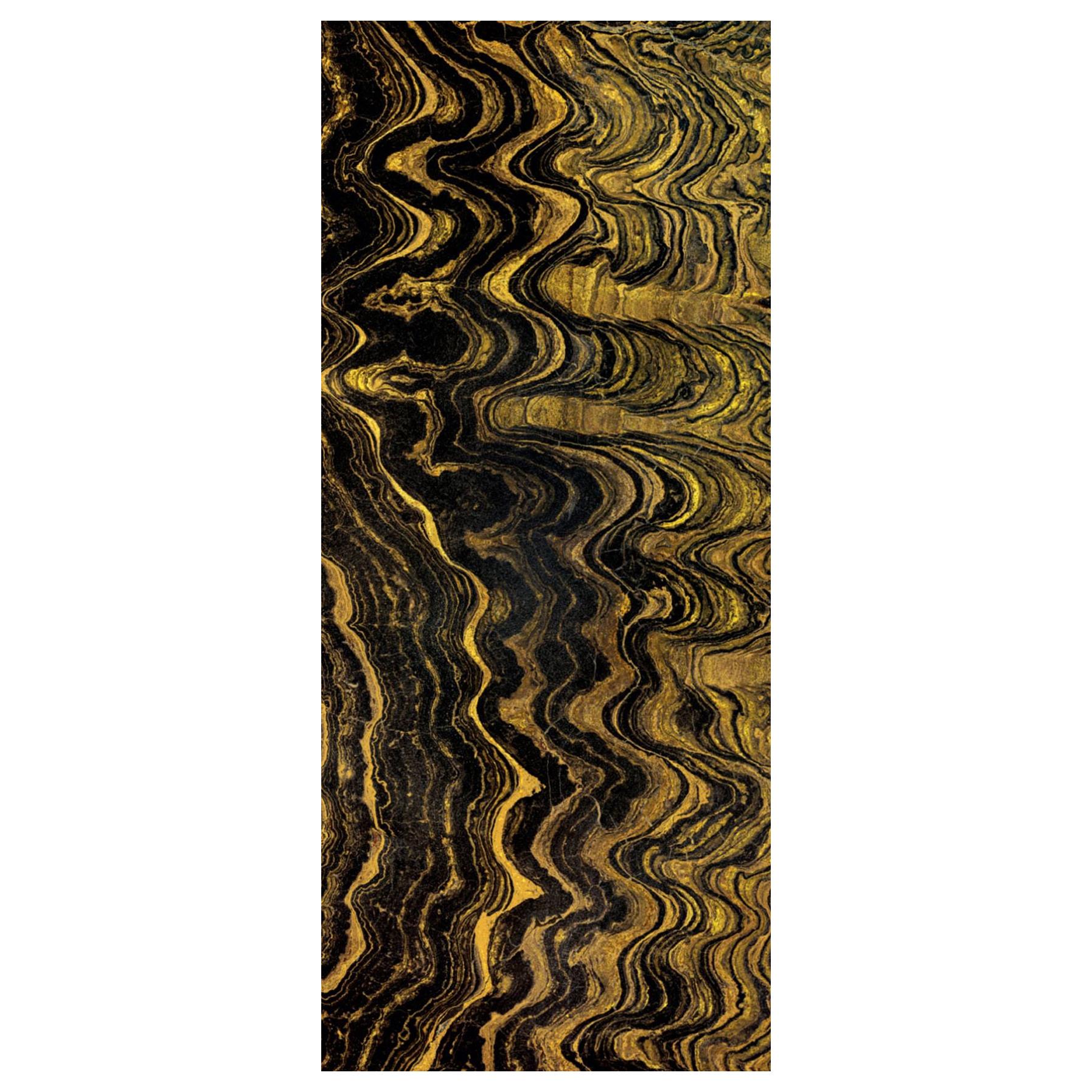 Art Glass Waves Decorative Panel for Multiple Uses Dimension Customizable For Sale
