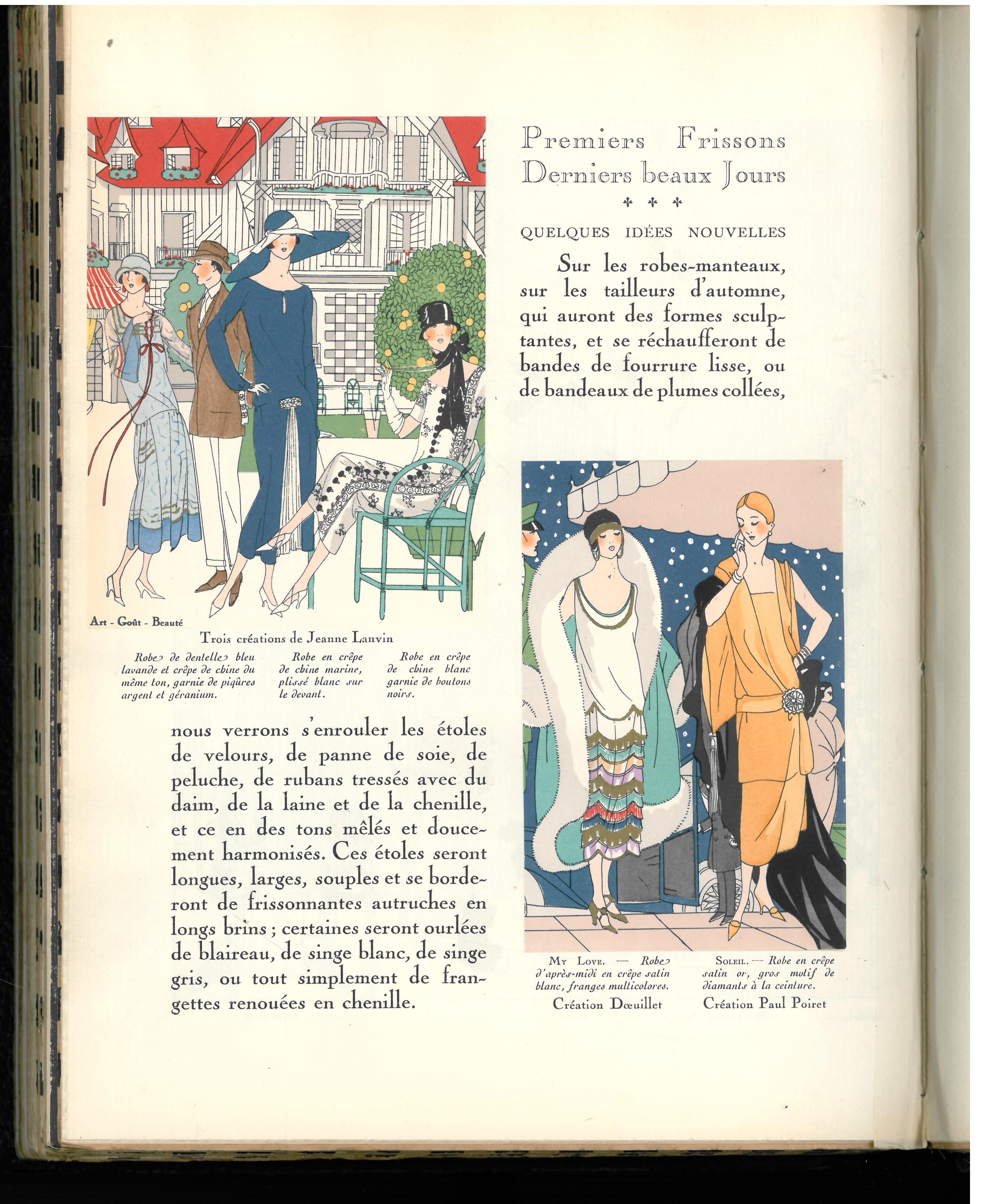 Art, Gout, Beaute: Feuillets de L'Elegance Feminine (Book) For Sale 2