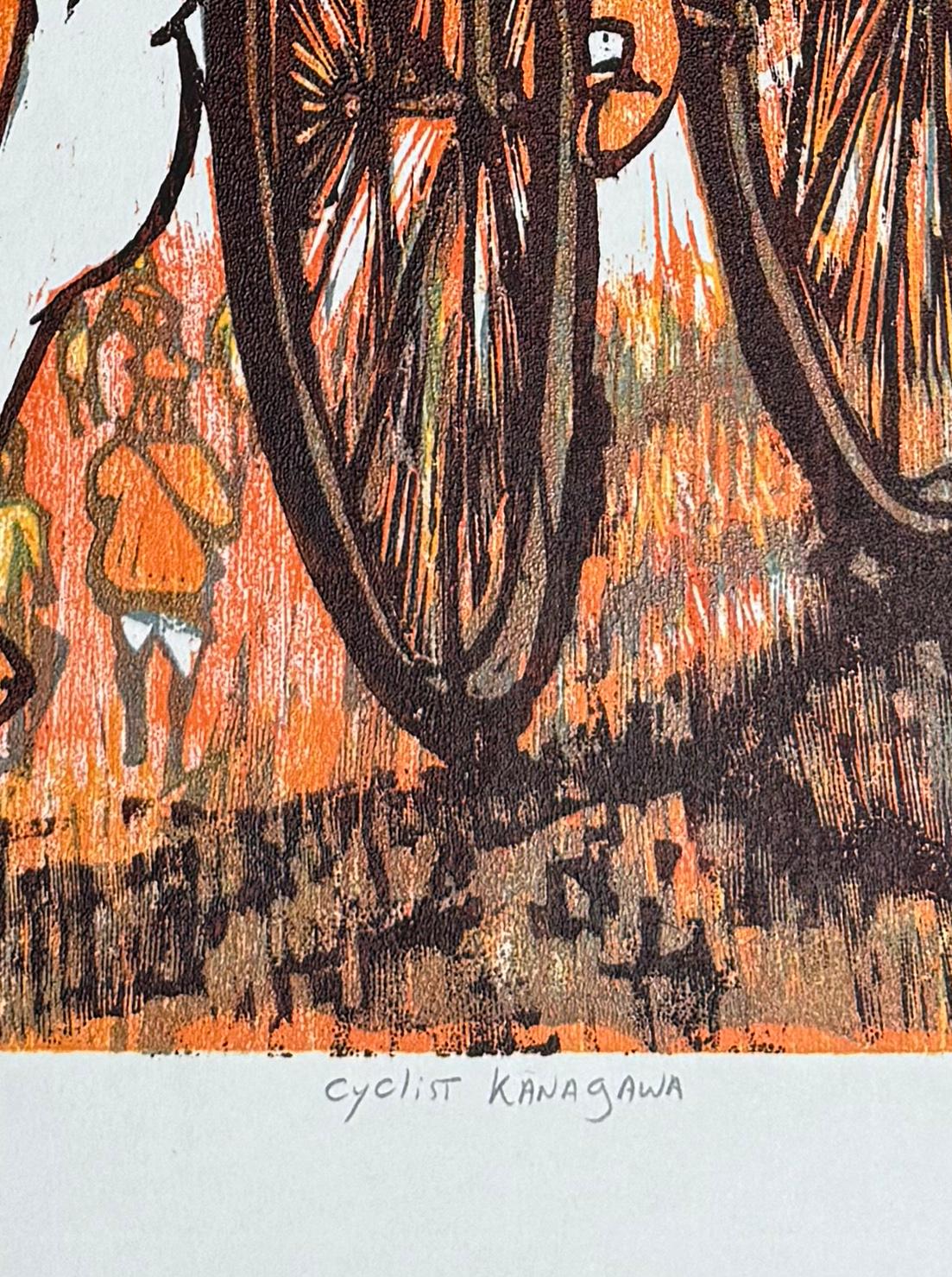 Ciclista Kanagawa, di Art Hazelwood in vendita 3