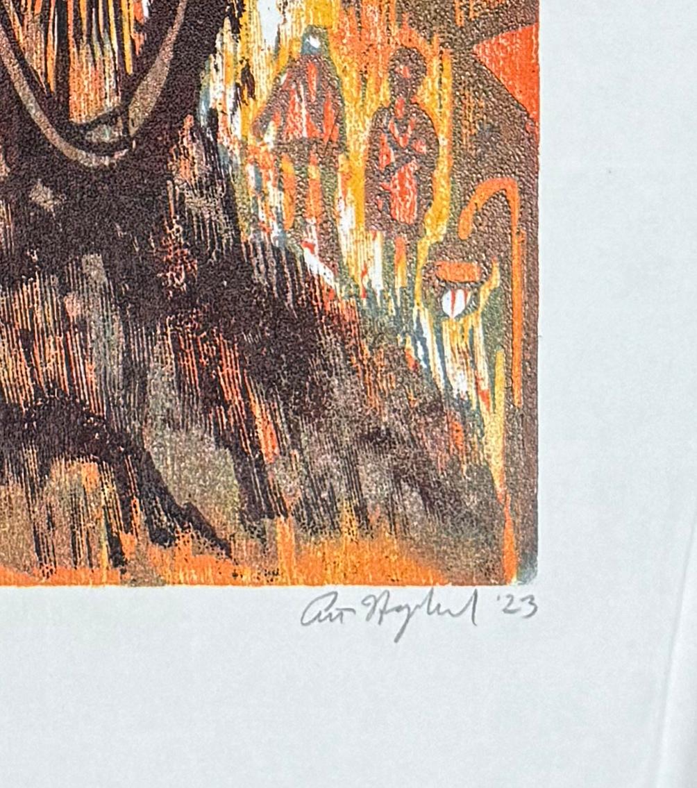 Ciclista Kanagawa, di Art Hazelwood in vendita 4