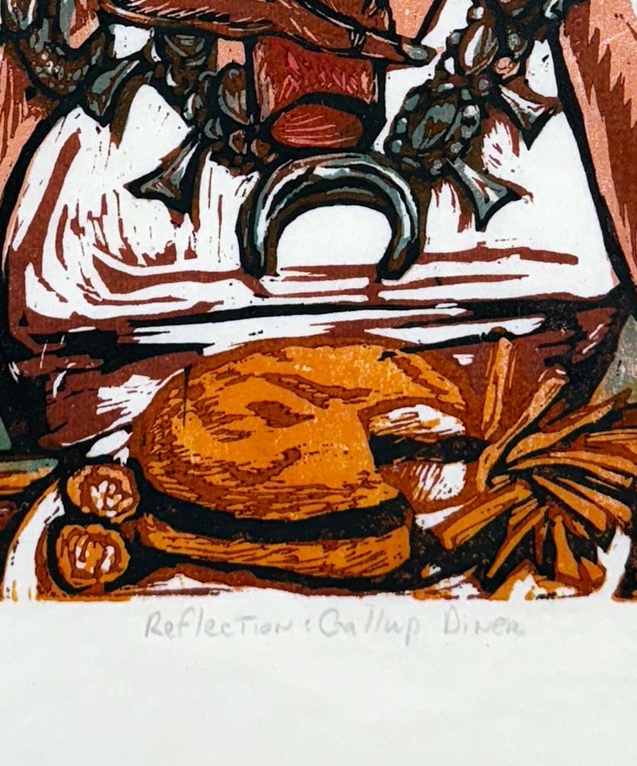 Reflexión: Gallup Diner, por Art Hazelwood en venta 3