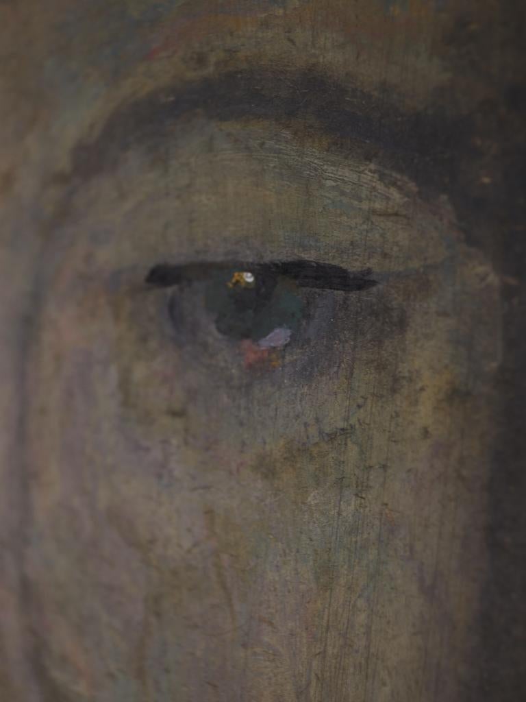 Art  Head Mistress — Masterful Modernist Painting by Harry Charles Tim (Framed For Sale 4