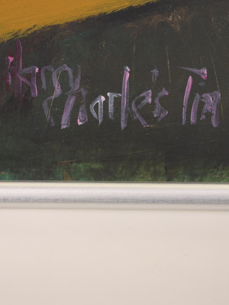 Art  Head Mistress — Masterful Modernist Painting by Harry Charles Tim (Framed For Sale 1