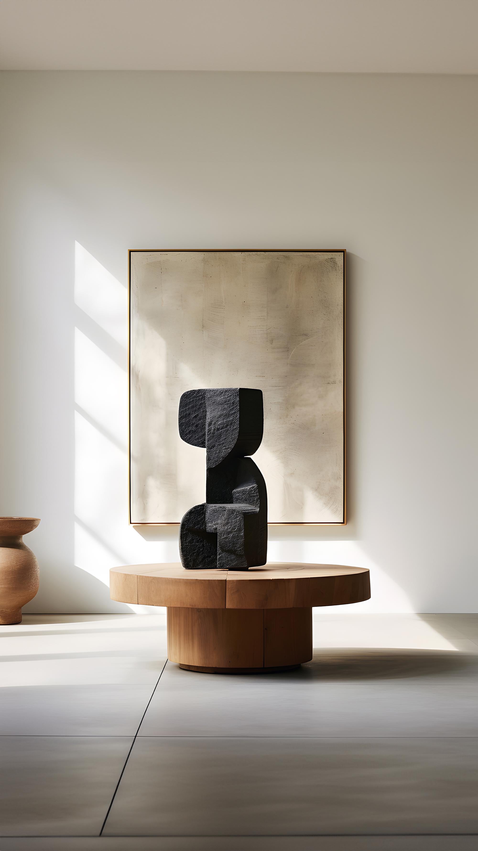 Art-Integrated Unseen Force #30 Joel Escalona's Coffee Table Solid Wood Elegance In New Condition For Sale In Ciudad de México, CDMX