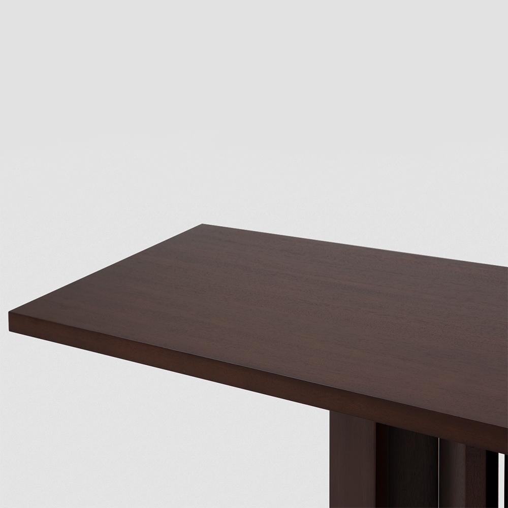 Table console en acajou d'art en vente 1
