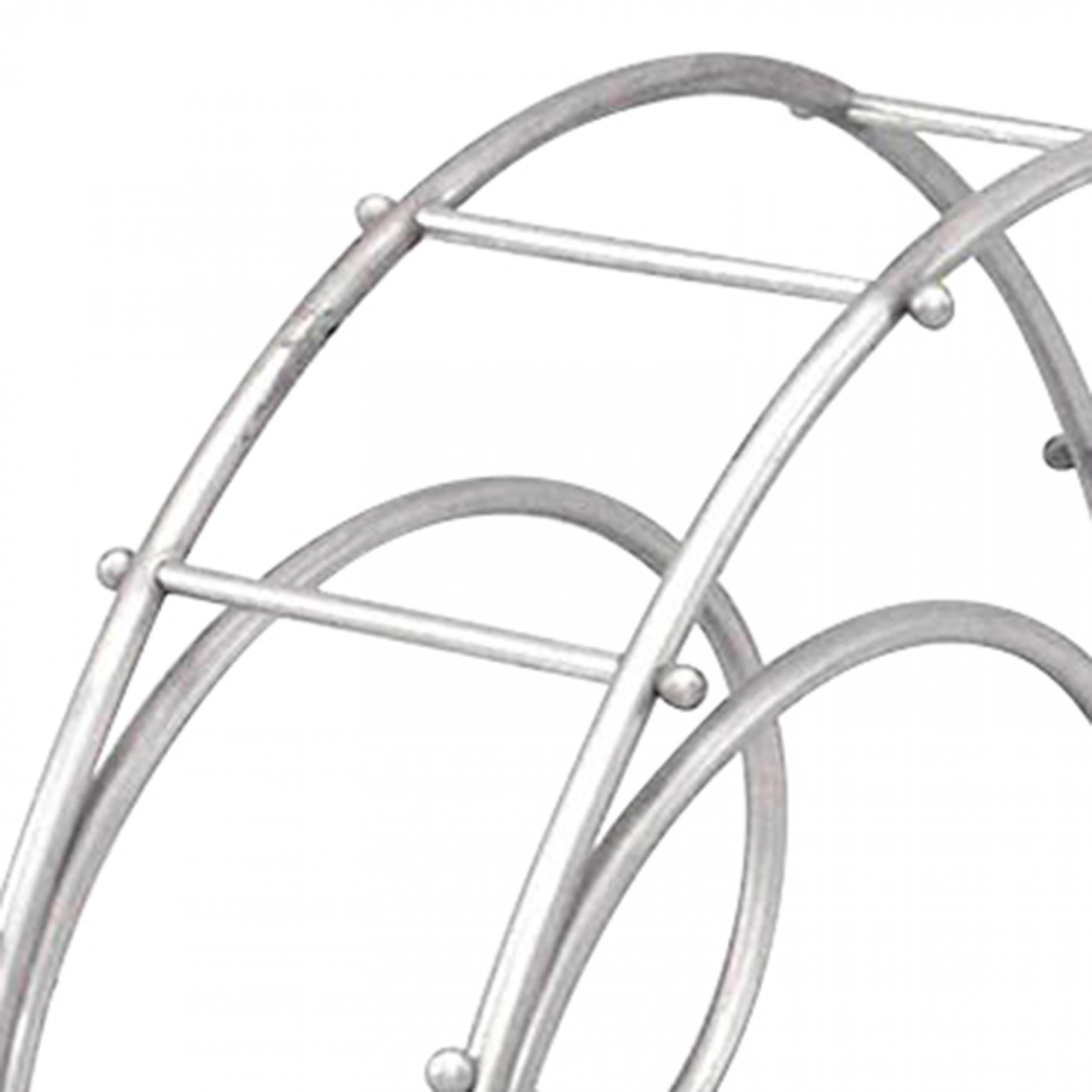 Fait main The Modern Modernity Chrome Scroll Umbrella Stand en vente