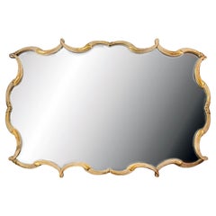 Art Moderne Gilt Bronze Mirror