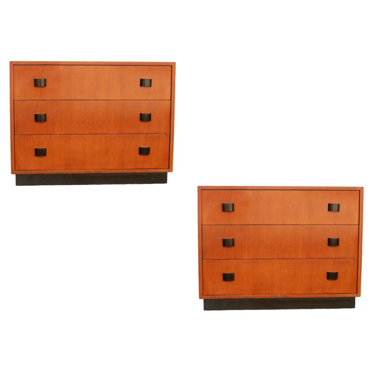 Art Moderne Low Boy Dresser Set By Gilbert Rohde For Sale At 1stdibs