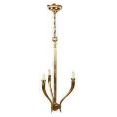 Retro Art Moderne-Style Chandelier